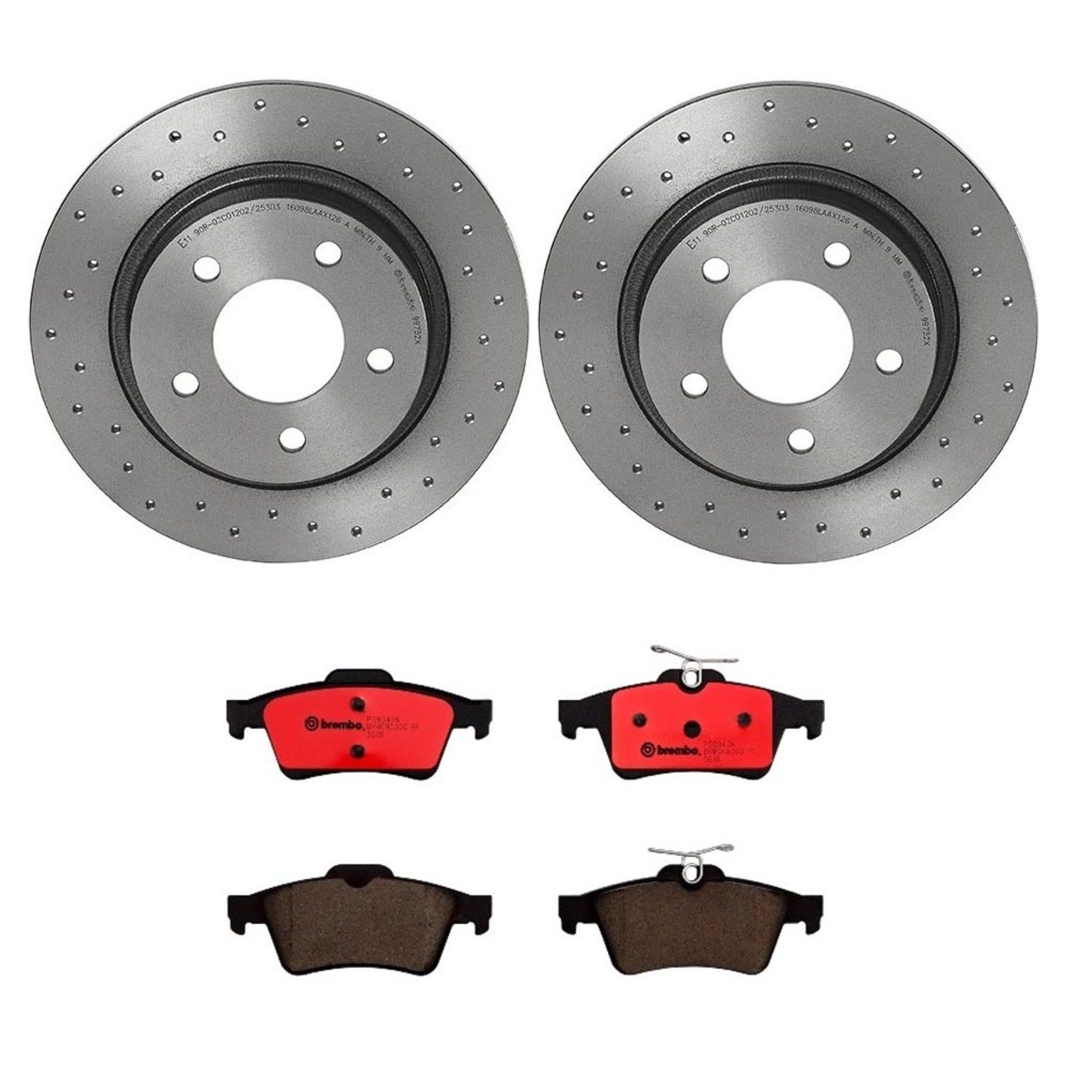 Brembo Rear Brake Kit KTX0098 — image 5
