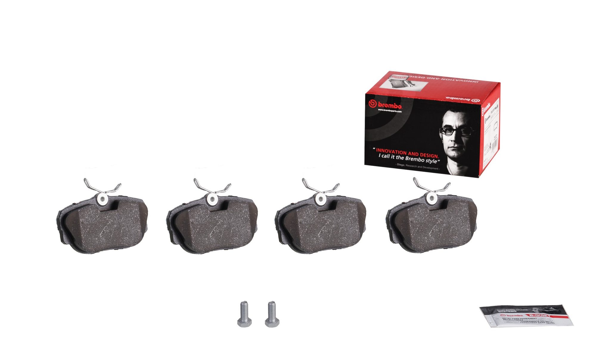 Brembo Front Ceramic Brake Pads P06010N — image 3