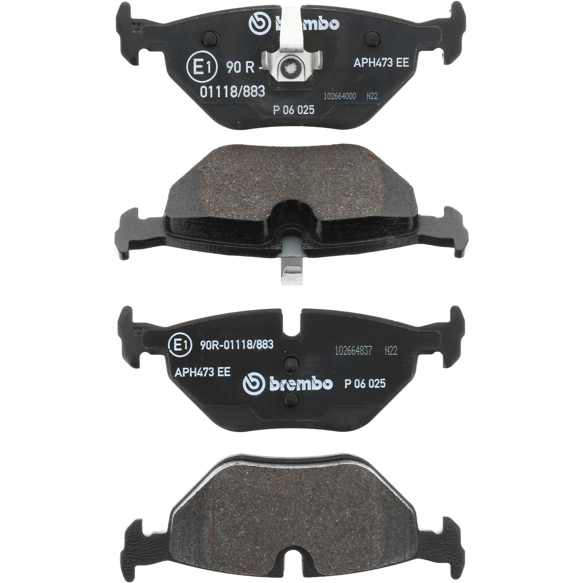 Brembo Rear Brake Pads P06025 — image 7