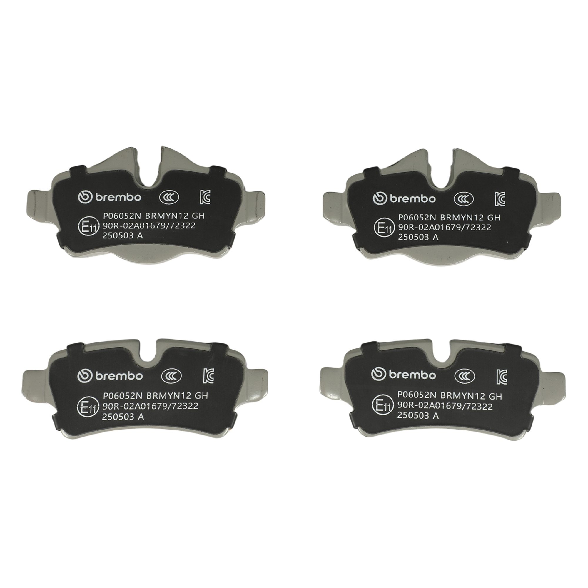 Brembo Rear Ceramic Brake Pads P06052N — image 2