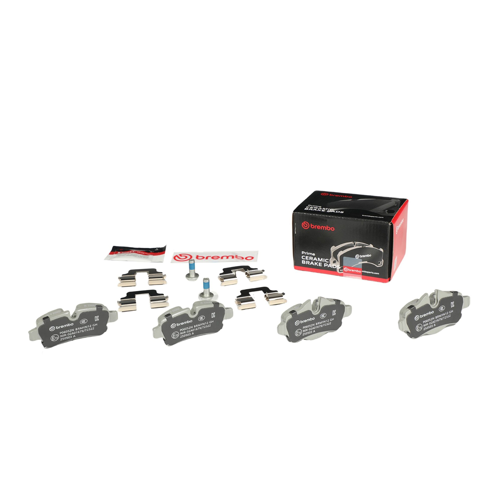 Brembo Rear Ceramic Brake Pads P06052N — image 7