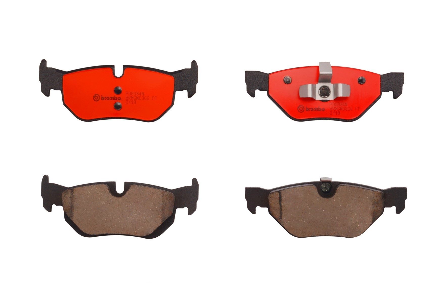 Brembo Rear Ceramic Brake Pads P06084N — image 4