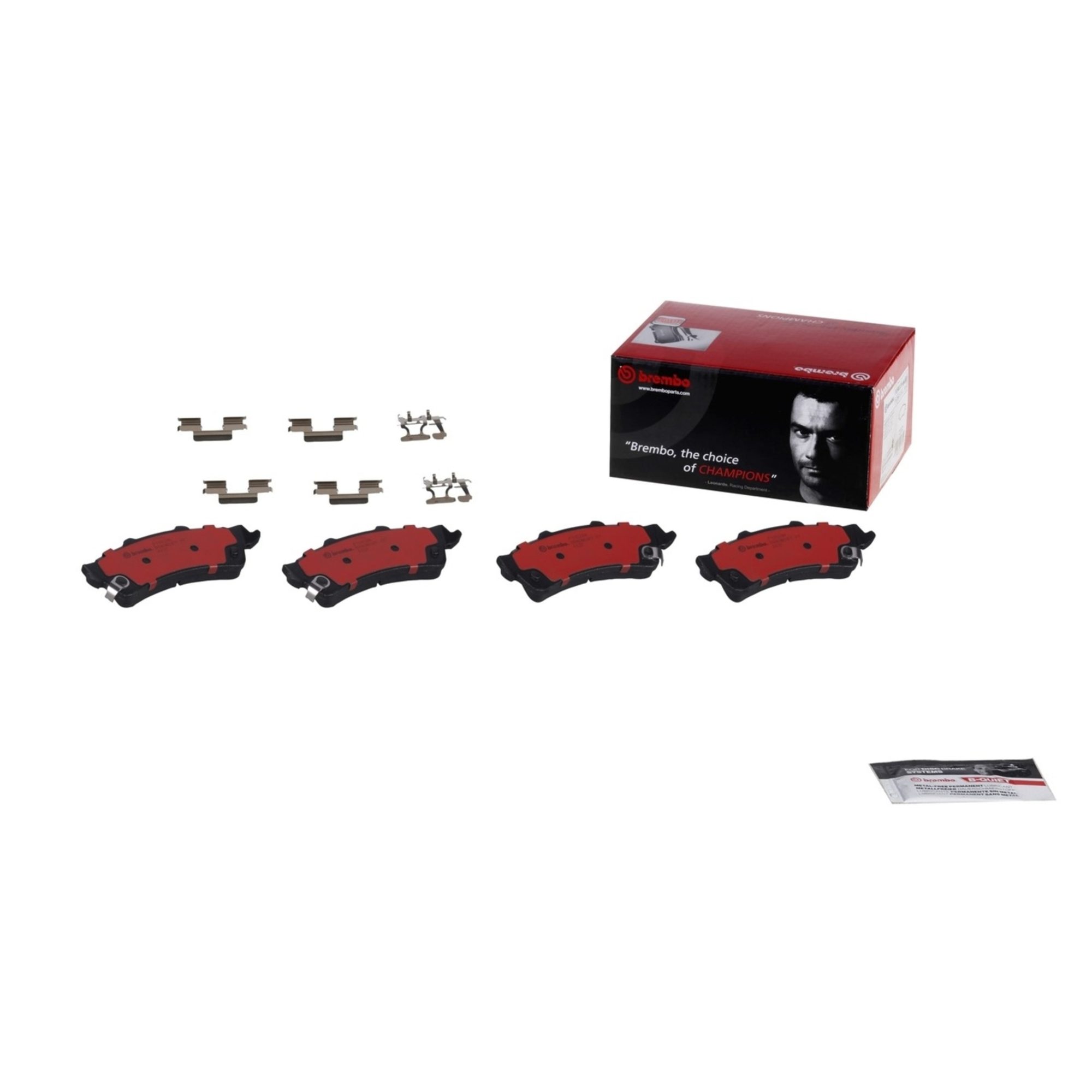 Brembo Rear Ceramic Brake Pads P10028N — image 4