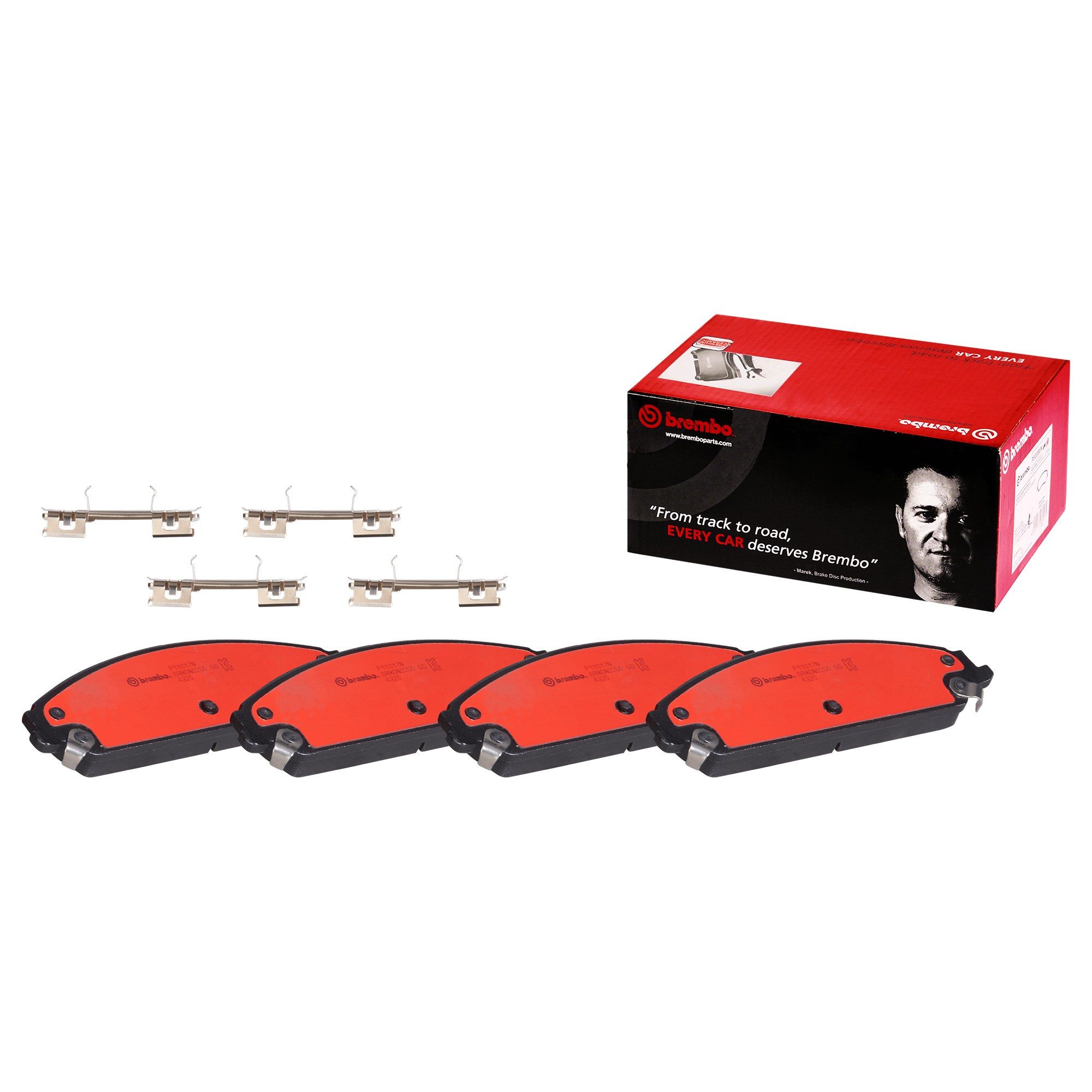 Brembo Front Ceramic Brake Pads P11017N — image 3