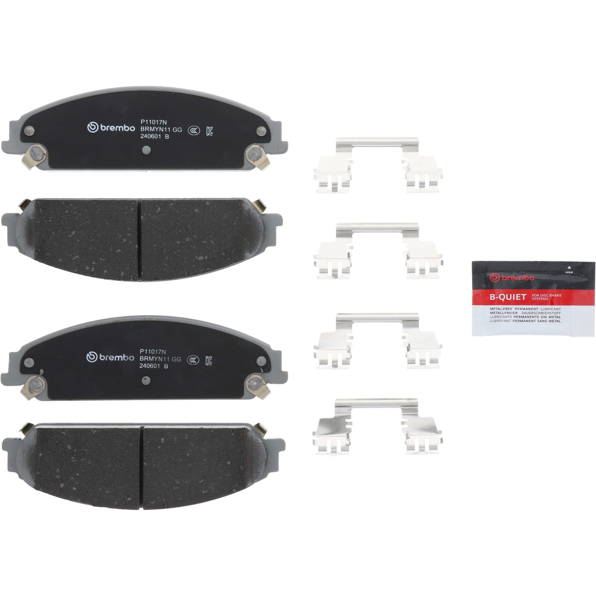 Brembo Front Ceramic Brake Pads P11017N — image 5