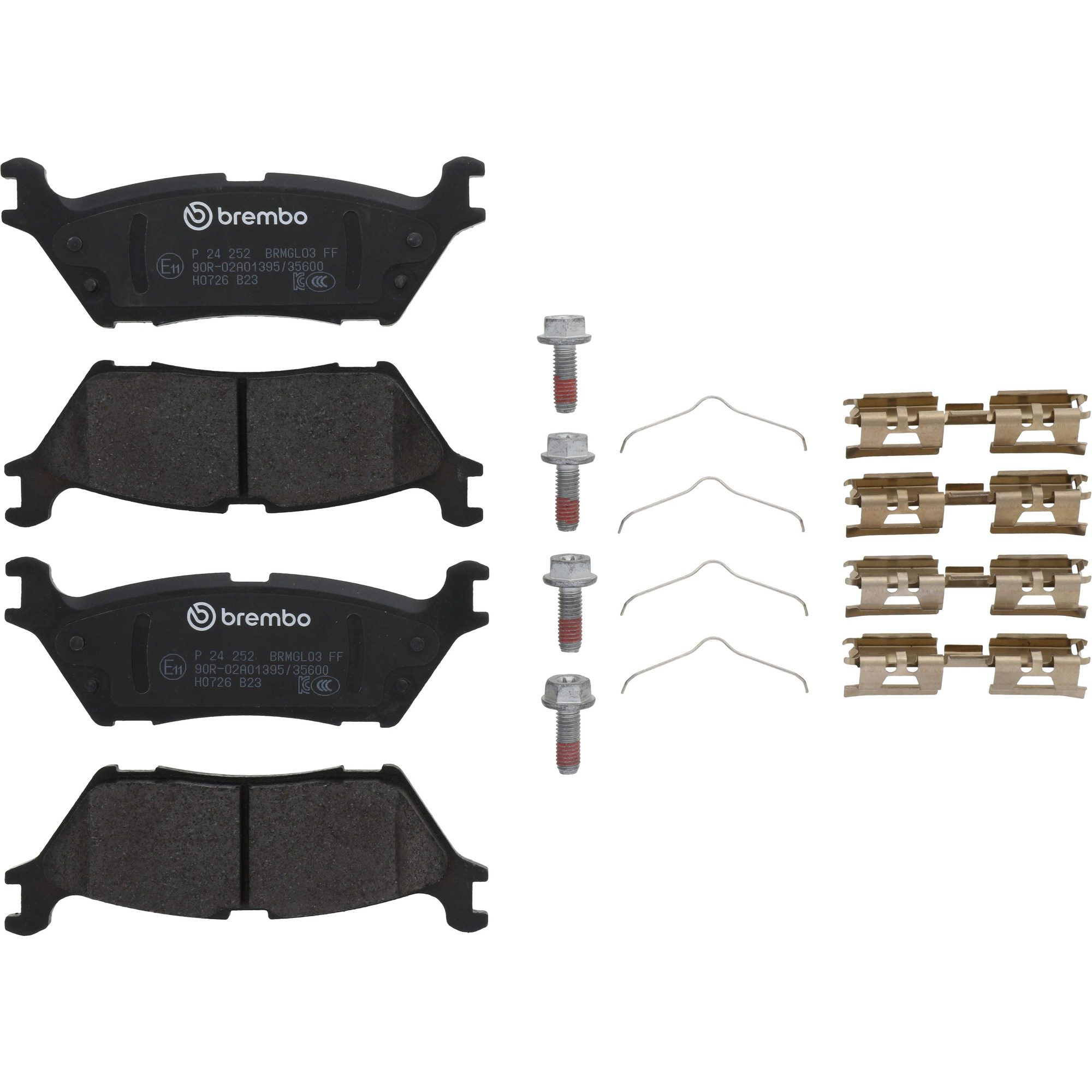 Brembo Rear Brake Pads P24252 — image 2