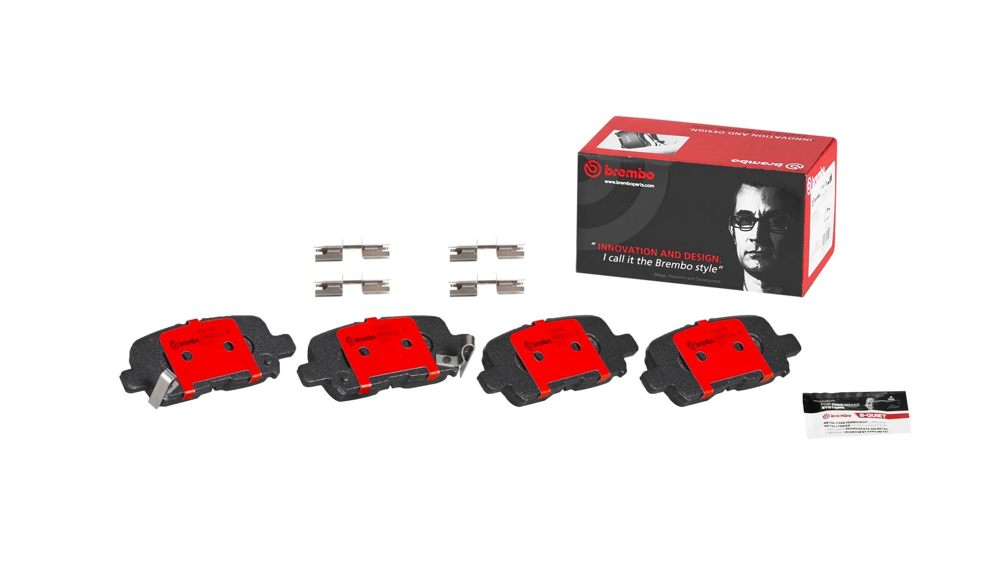 Brembo Rear Ceramic Brake Pads P28057N — image 2