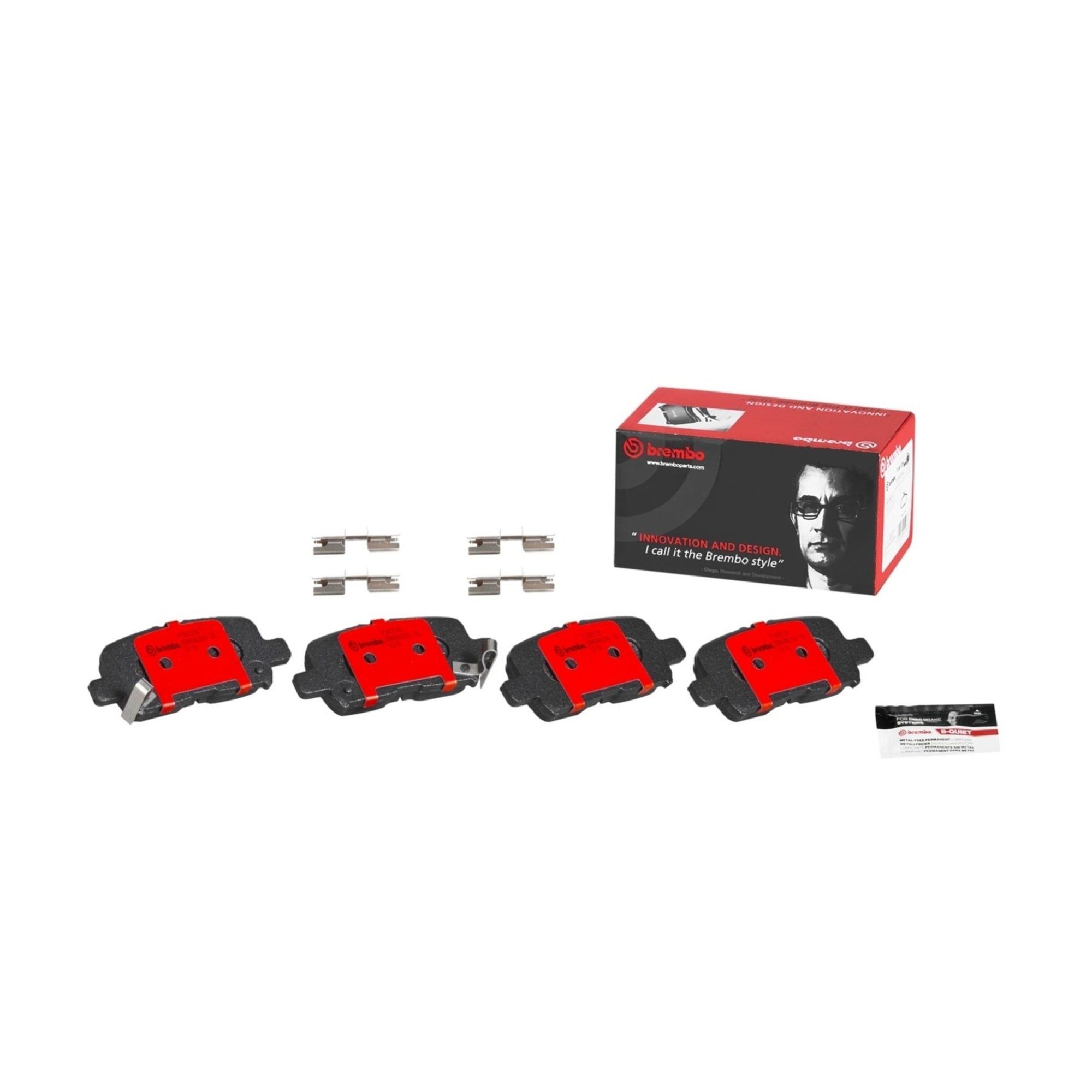 Brembo Rear Ceramic Brake Pads P28057N — image 4
