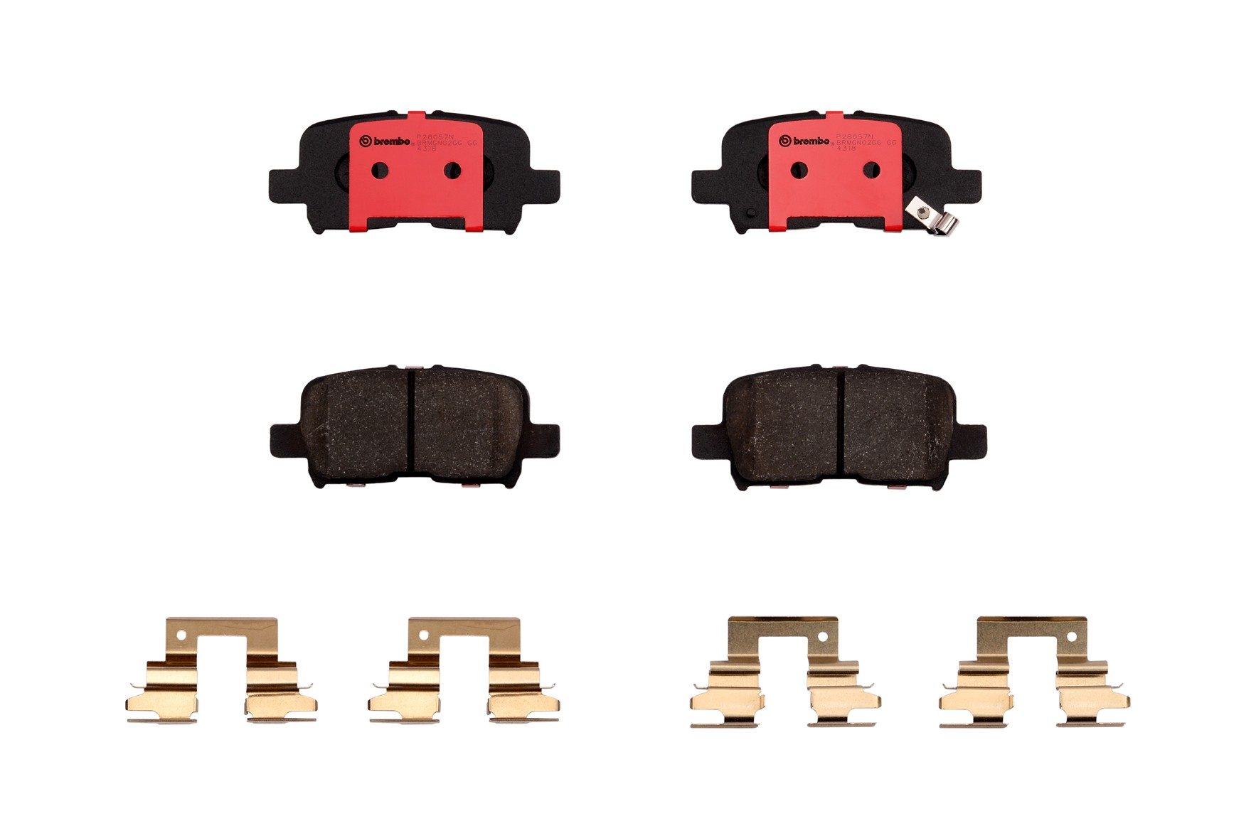 Brembo Rear Ceramic Brake Pads P28057N — image 6