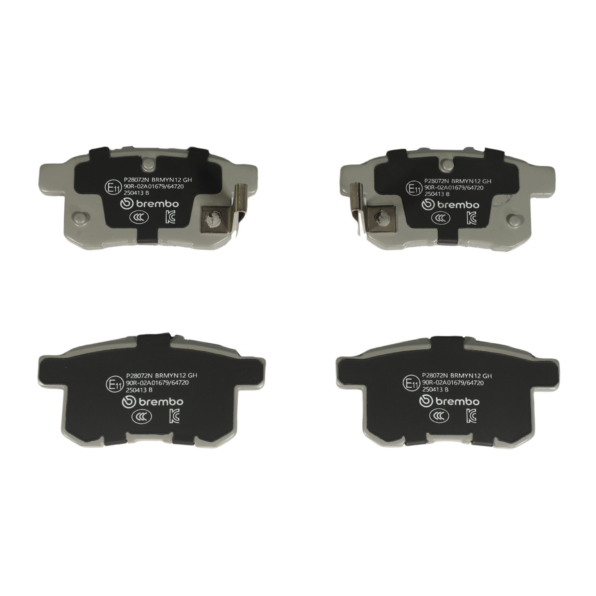 Brembo Rear Ceramic Brake Pads P28072N — image 3