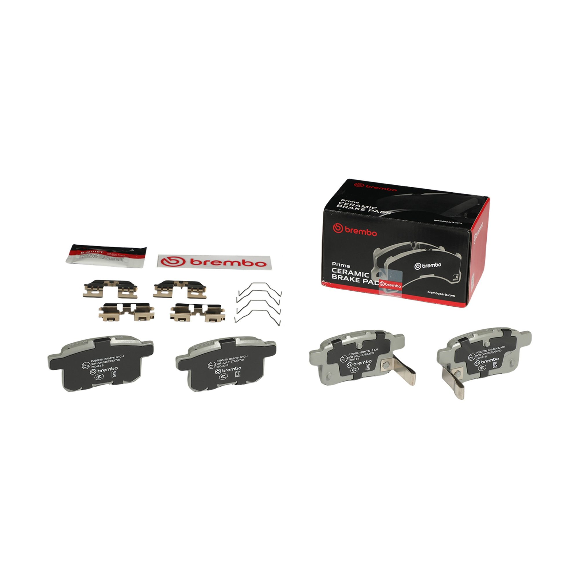 Brembo Rear Ceramic Brake Pads P28072N — image 7