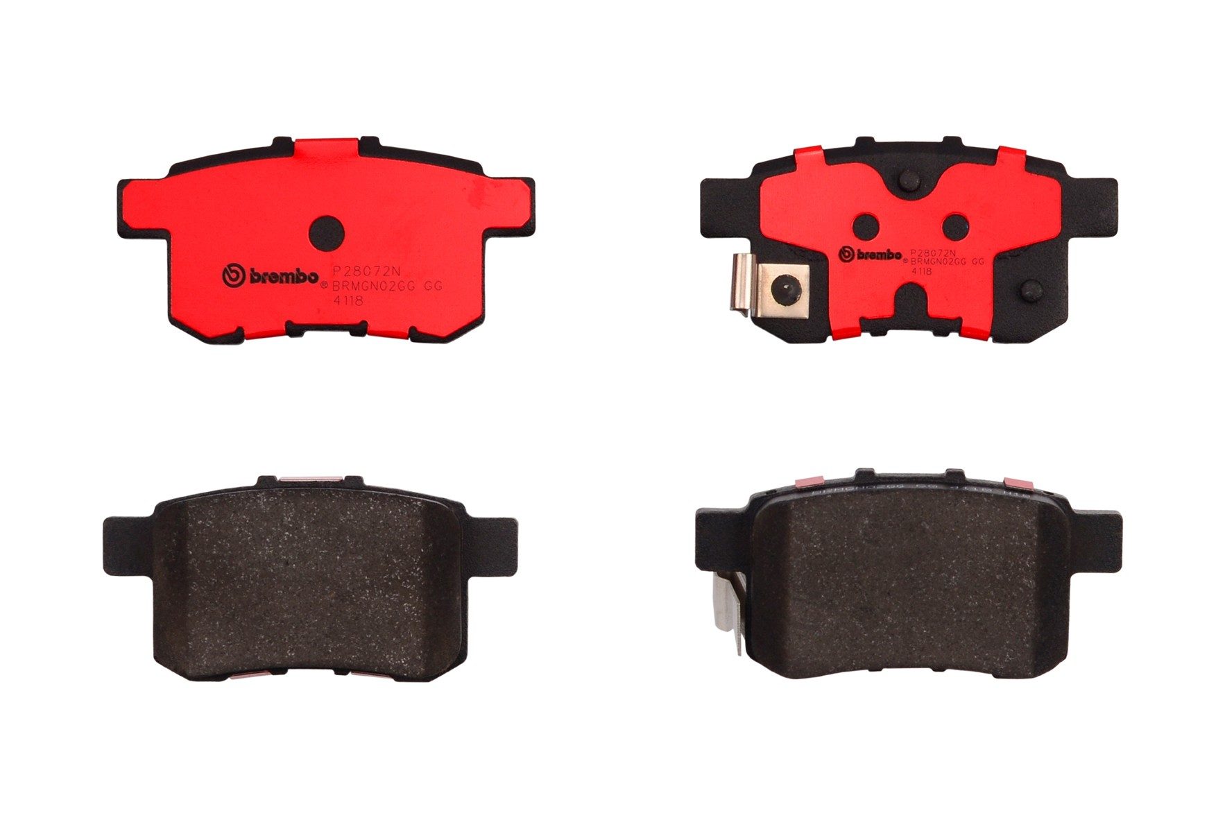 Brembo Rear Ceramic Brake Pads P28072N — image 8