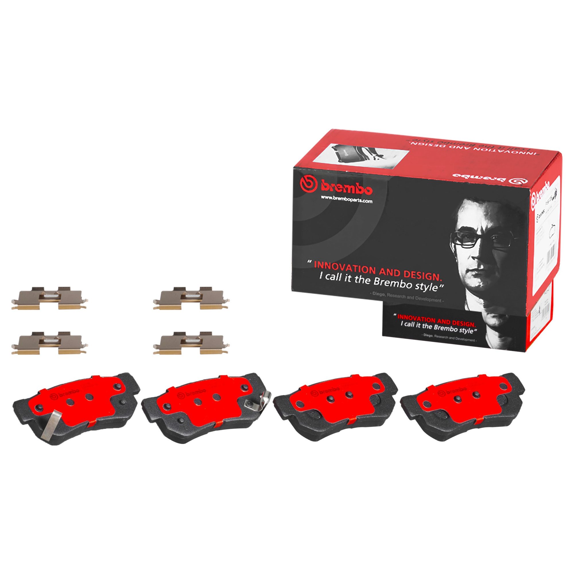 Brembo Rear Ceramic Brake Pads P30014N — image 2