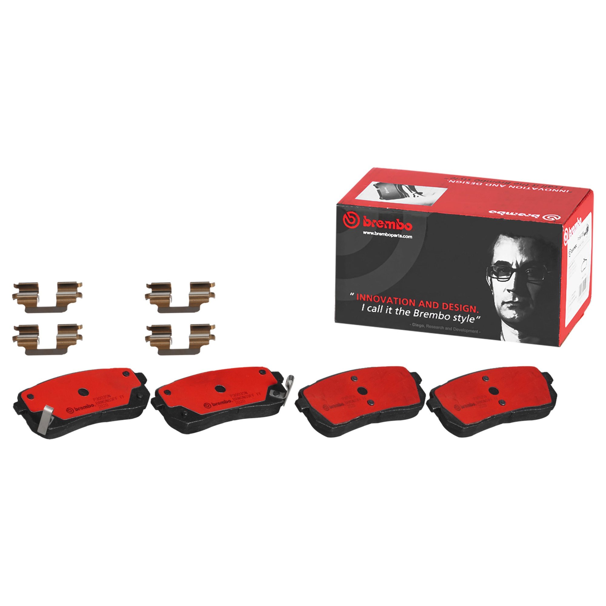 Brembo Rear Ceramic Brake Pads P30035N — image 3
