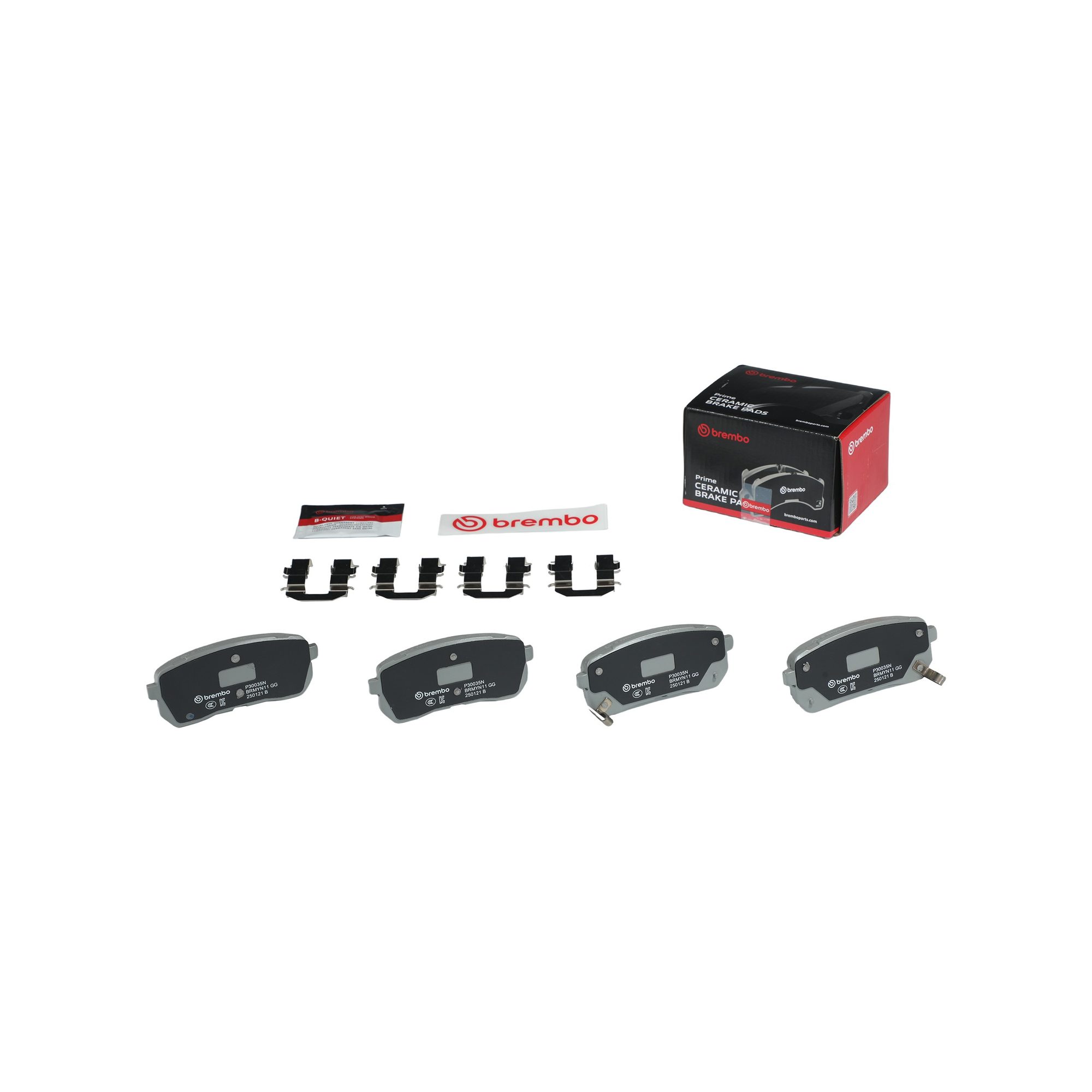 Brembo Rear Ceramic Brake Pads P30035N — image 5