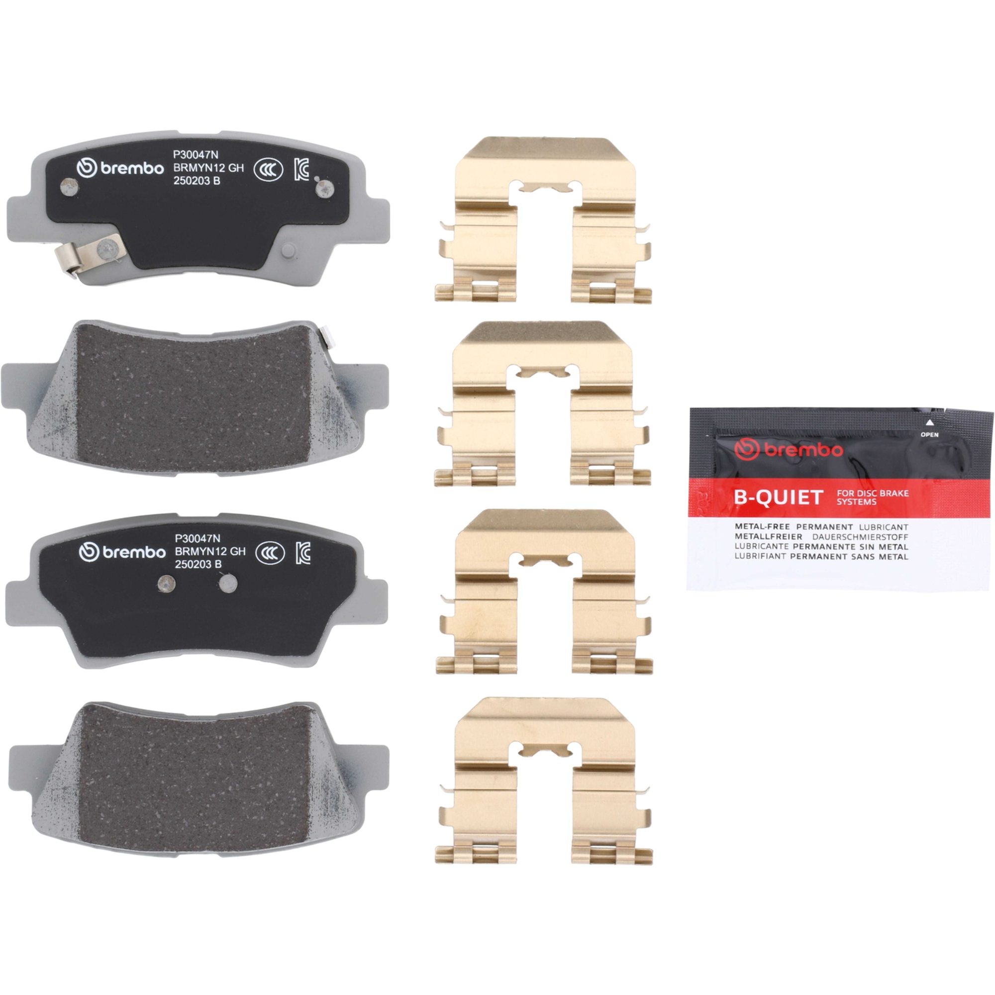 Brembo Rear Ceramic Brake Pads P30047N — image 5