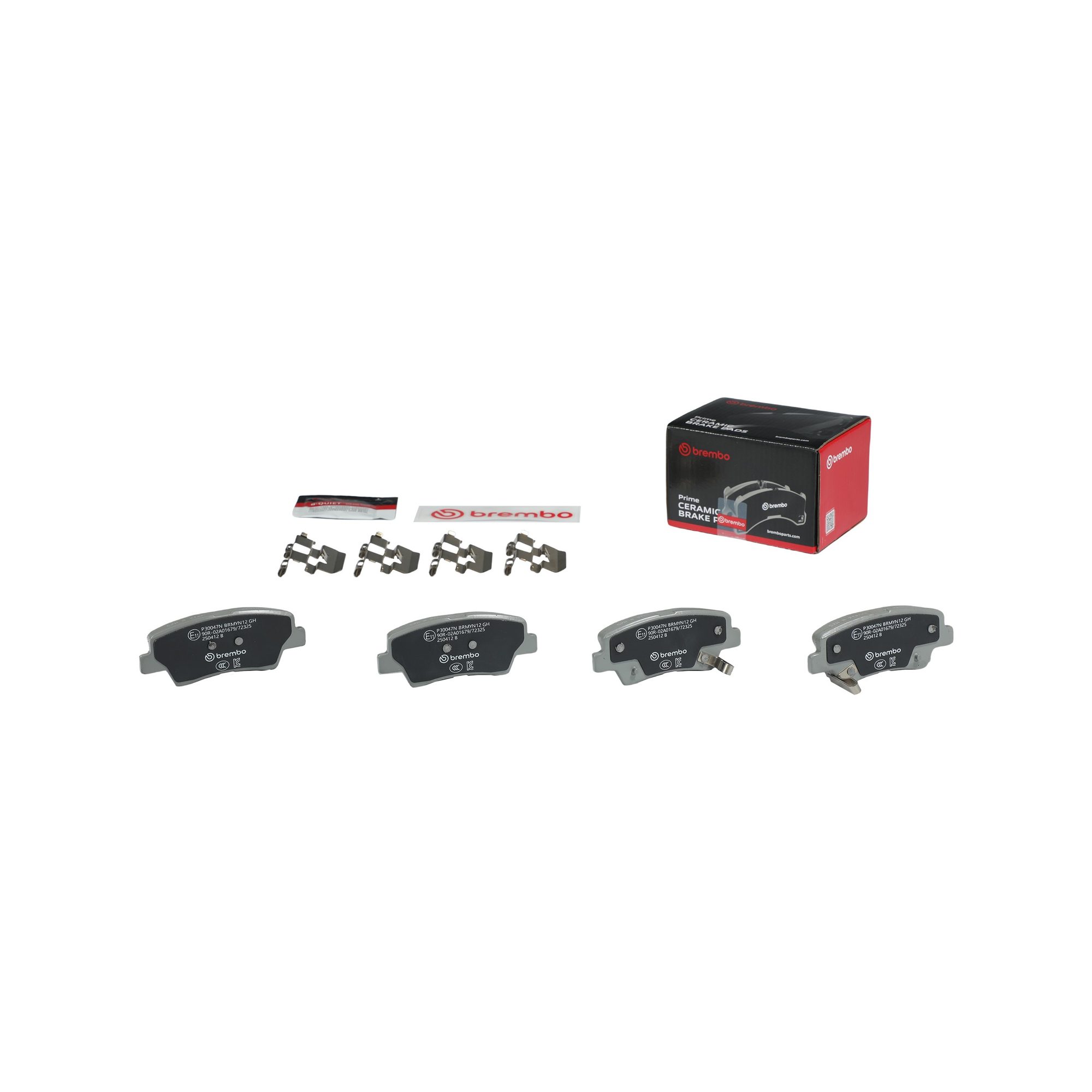 Brembo Rear Ceramic Brake Pads P30047N — image 7