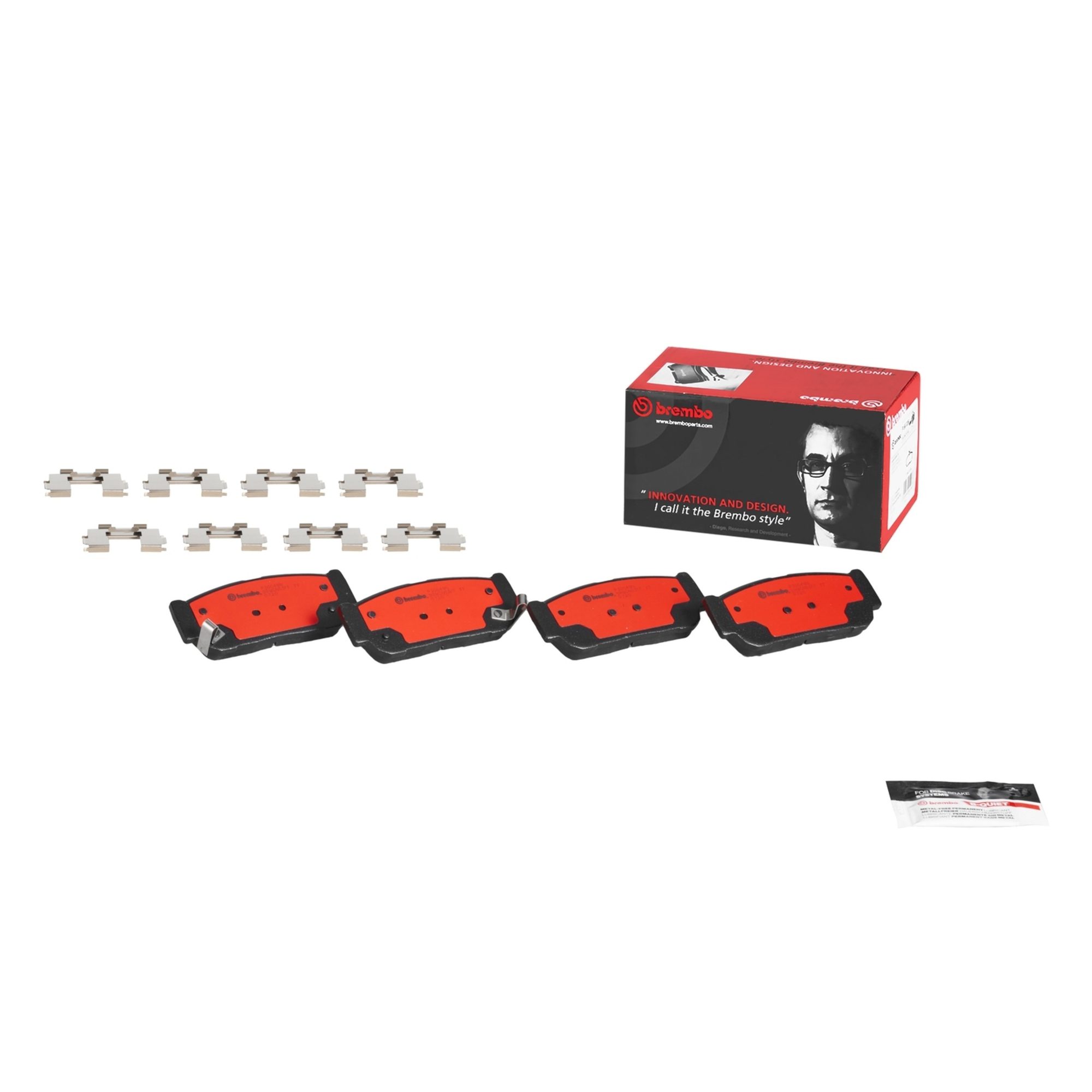 Brembo Rear Ceramic Brake Pads P30049N — image 4