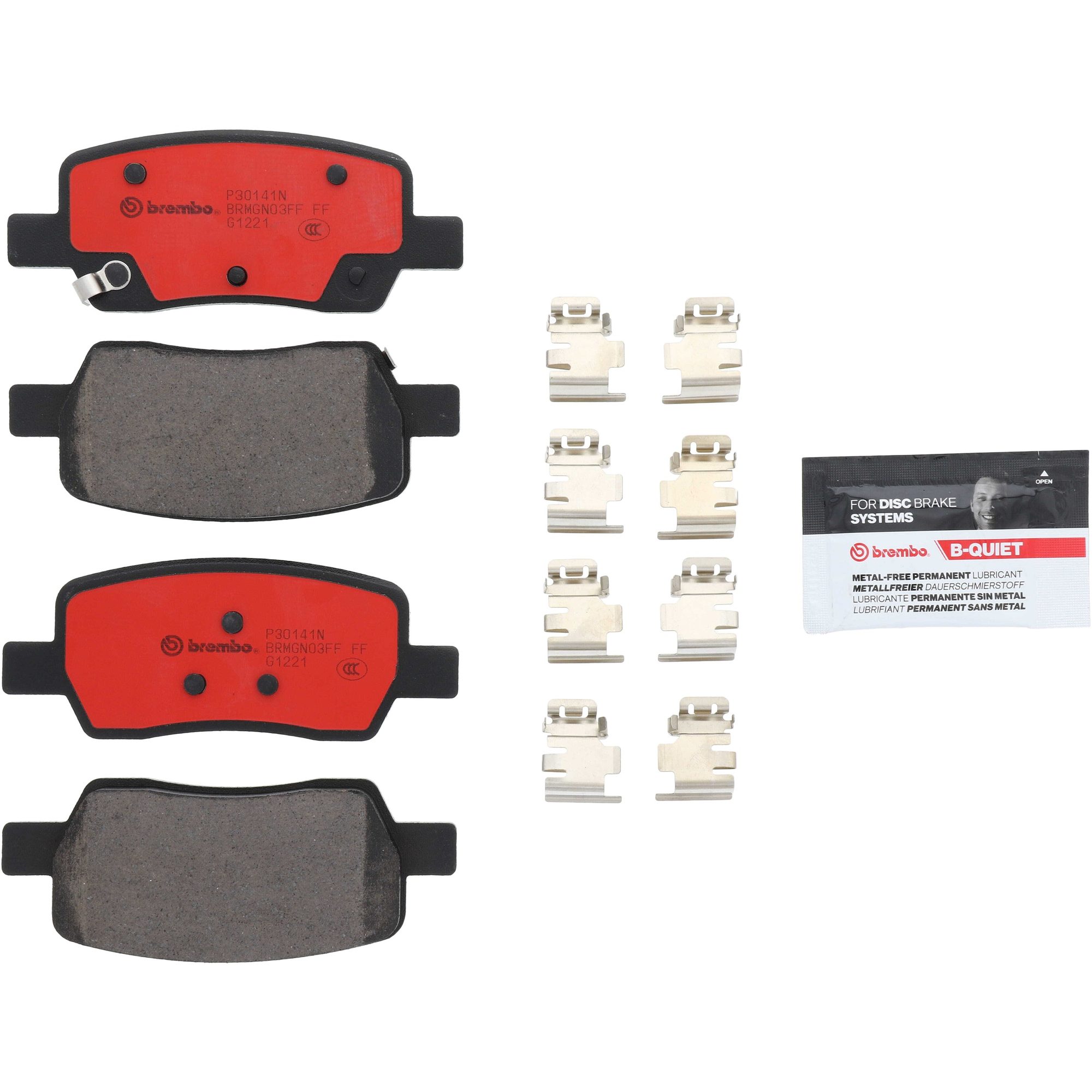 Brembo Rear Ceramic Brake Pads P30141N — image 3