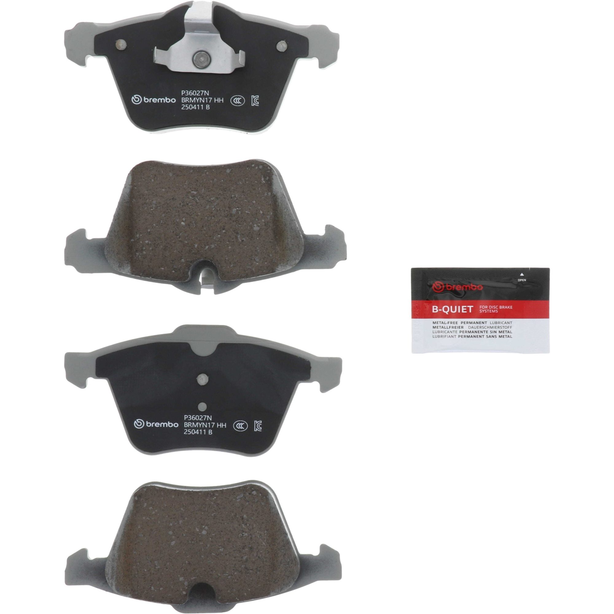 Brembo Front Ceramic Brake Pads P36027N — image 5