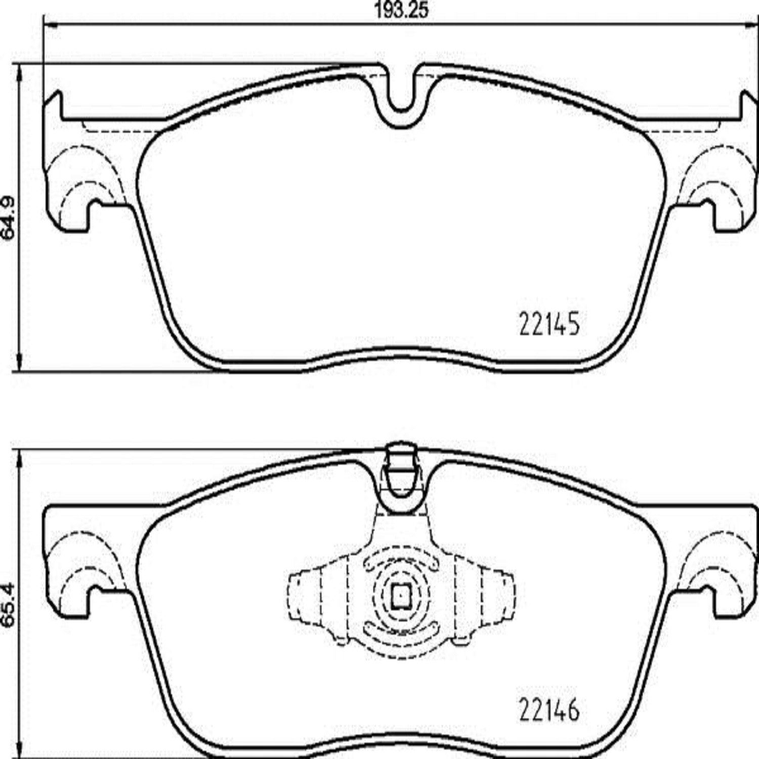 Brembo Front Ceramic Brake Pads P44026N — image 4