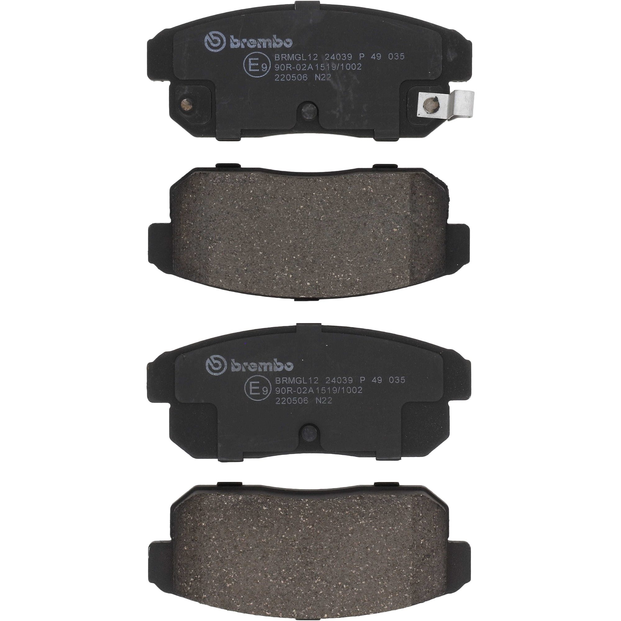 Brembo Rear Brake Pads P49035 — image 3