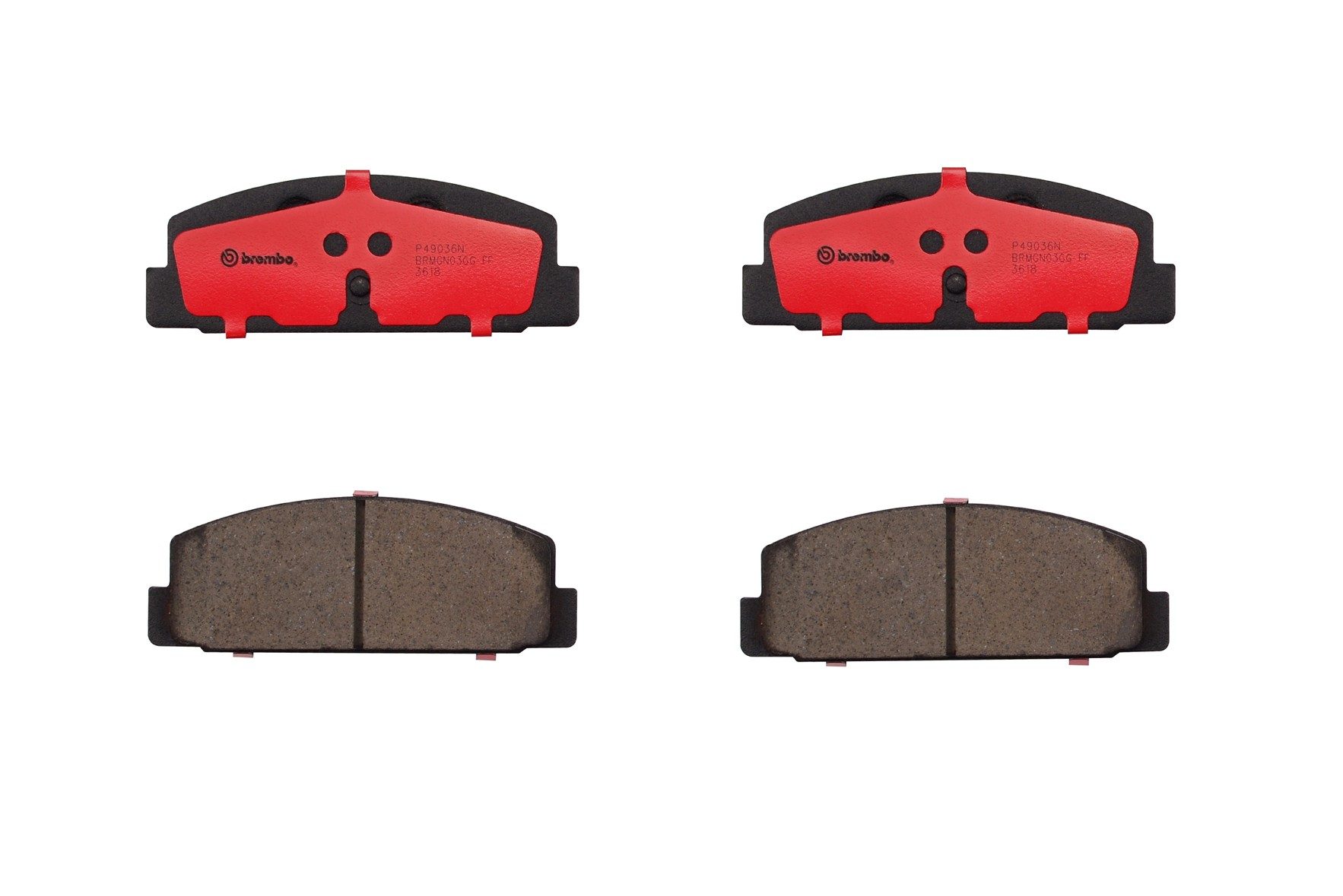 Brembo Rear Ceramic Brake Pads P49036N — image 7