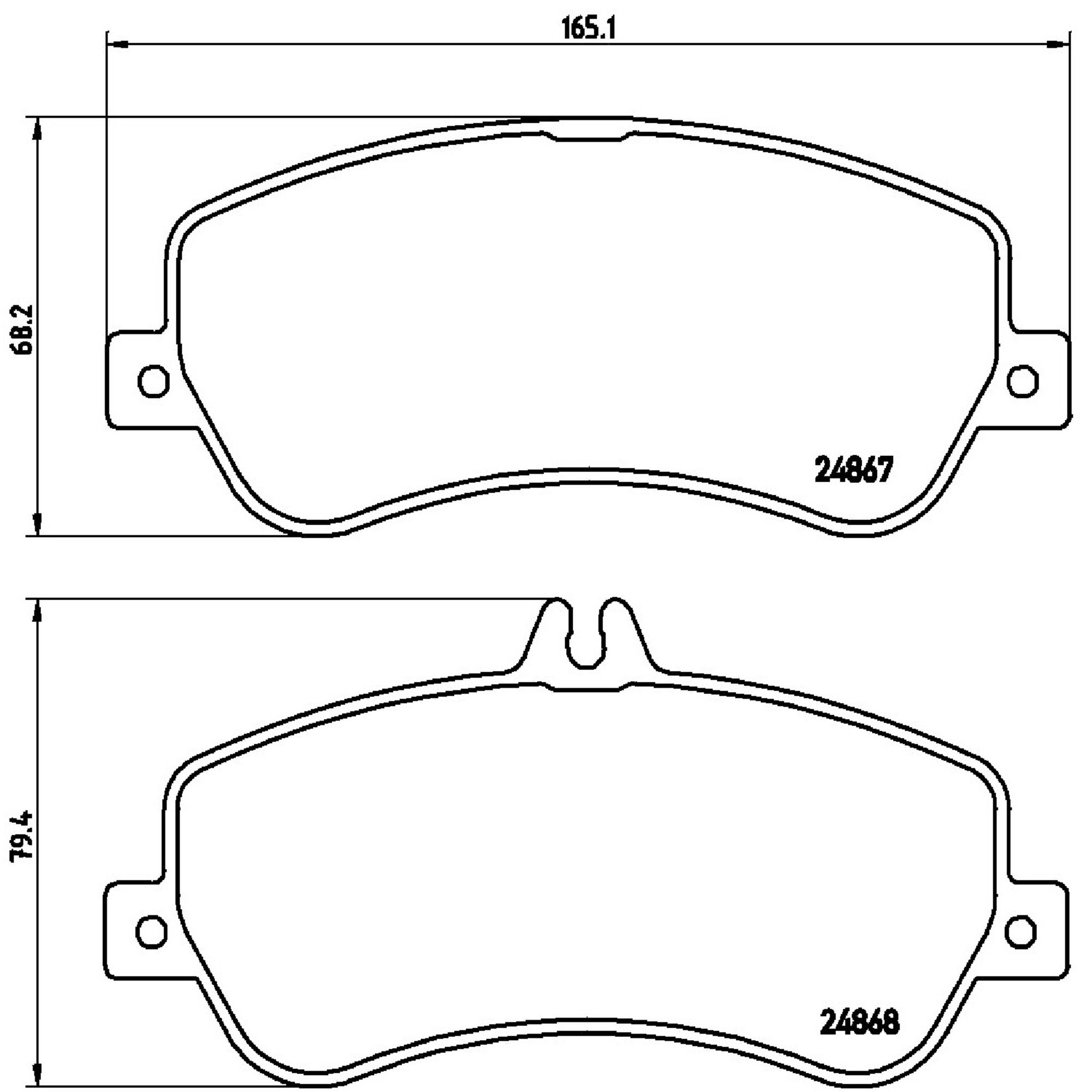 Brembo Front Brake Pads P50086 — image 4