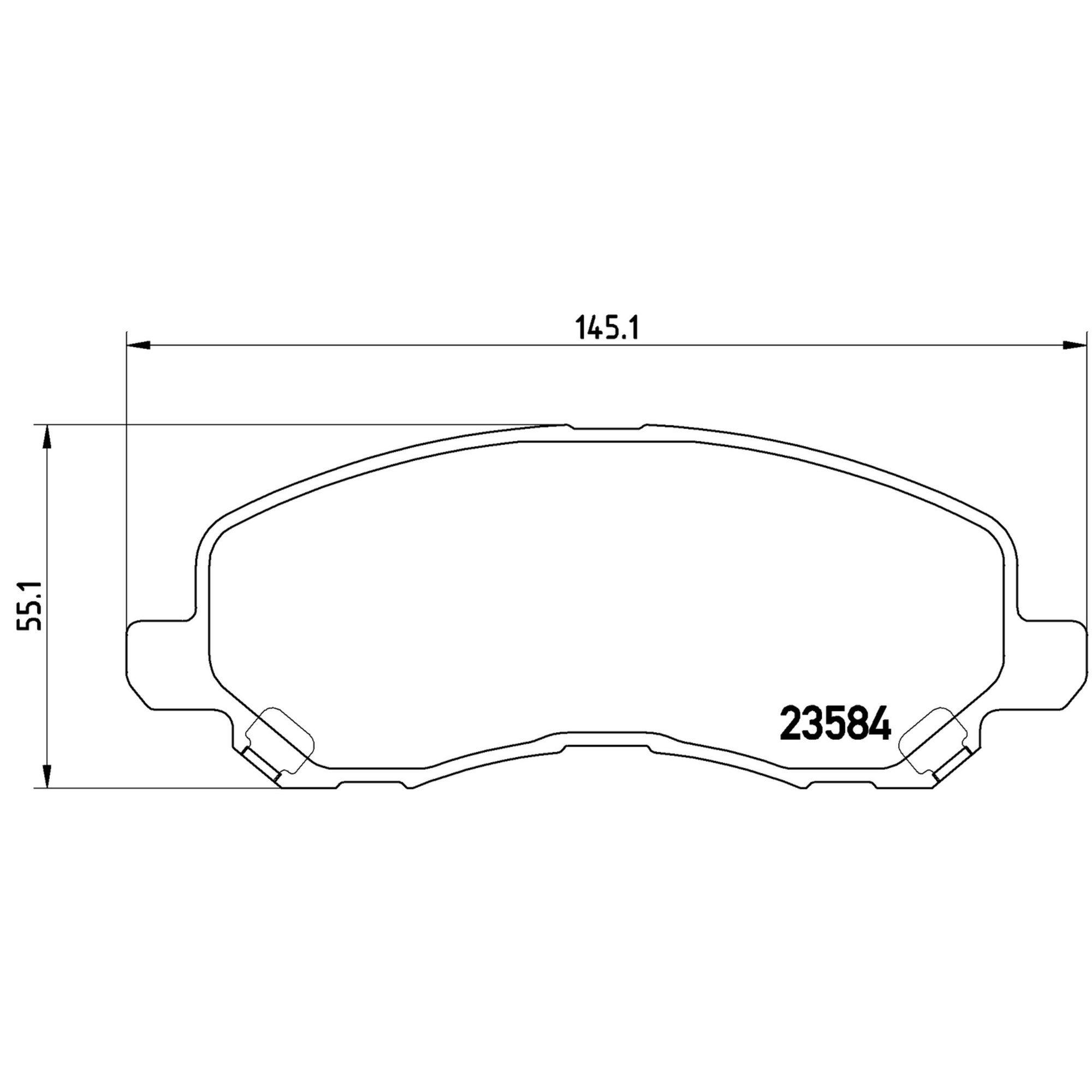 Brembo Front Brake Pads P54030X — image 2
