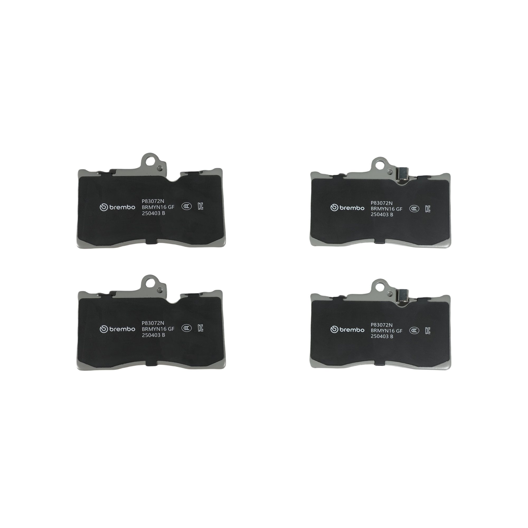 Brembo Front Ceramic Brake Pads P83072N — image 3