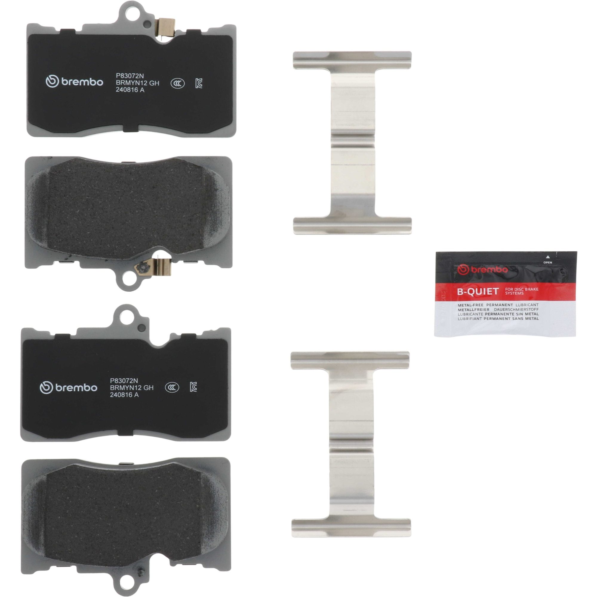 Brembo Front Ceramic Brake Pads P83072N — image 5