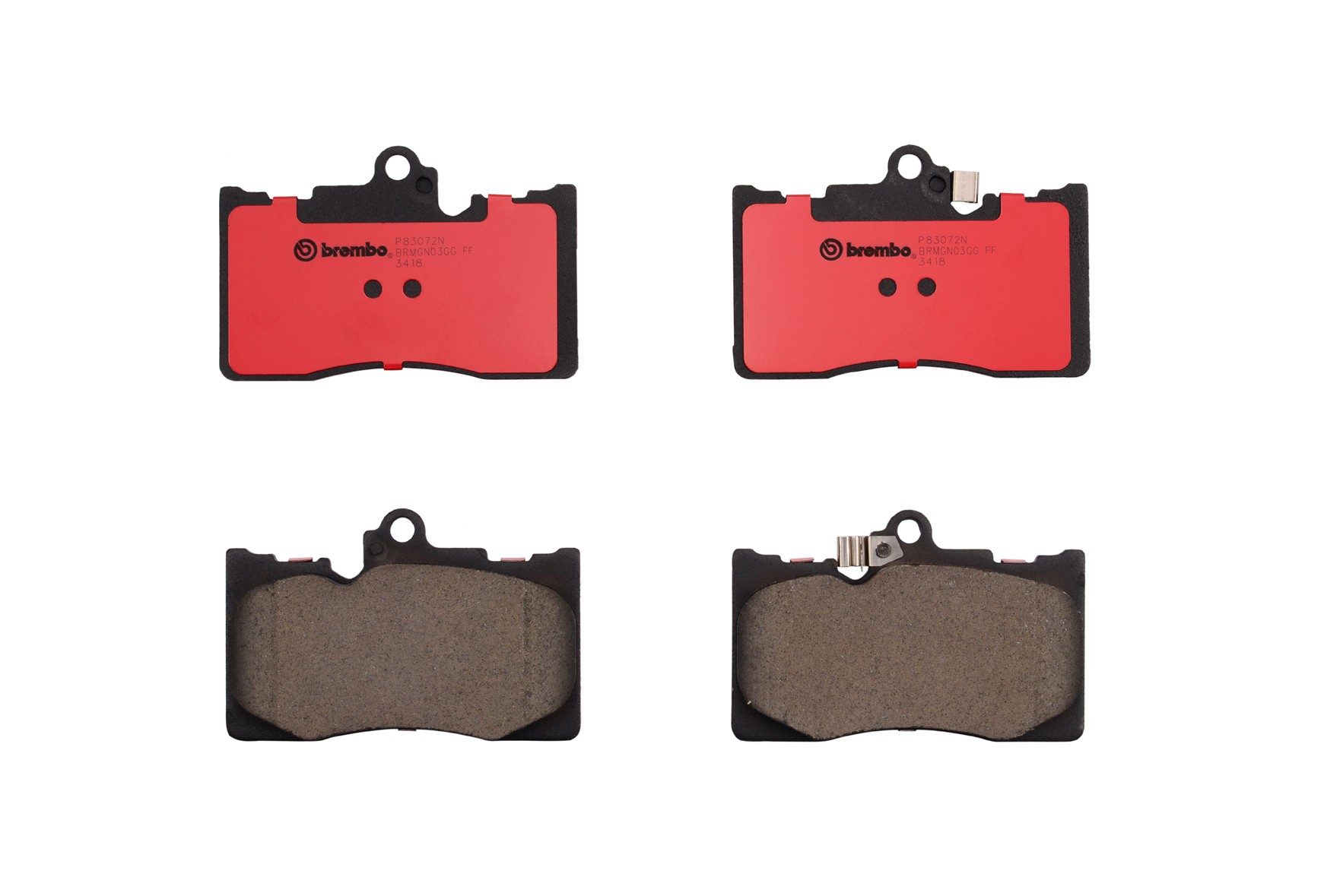 Brembo Front Ceramic Brake Pads P83072N — image 9