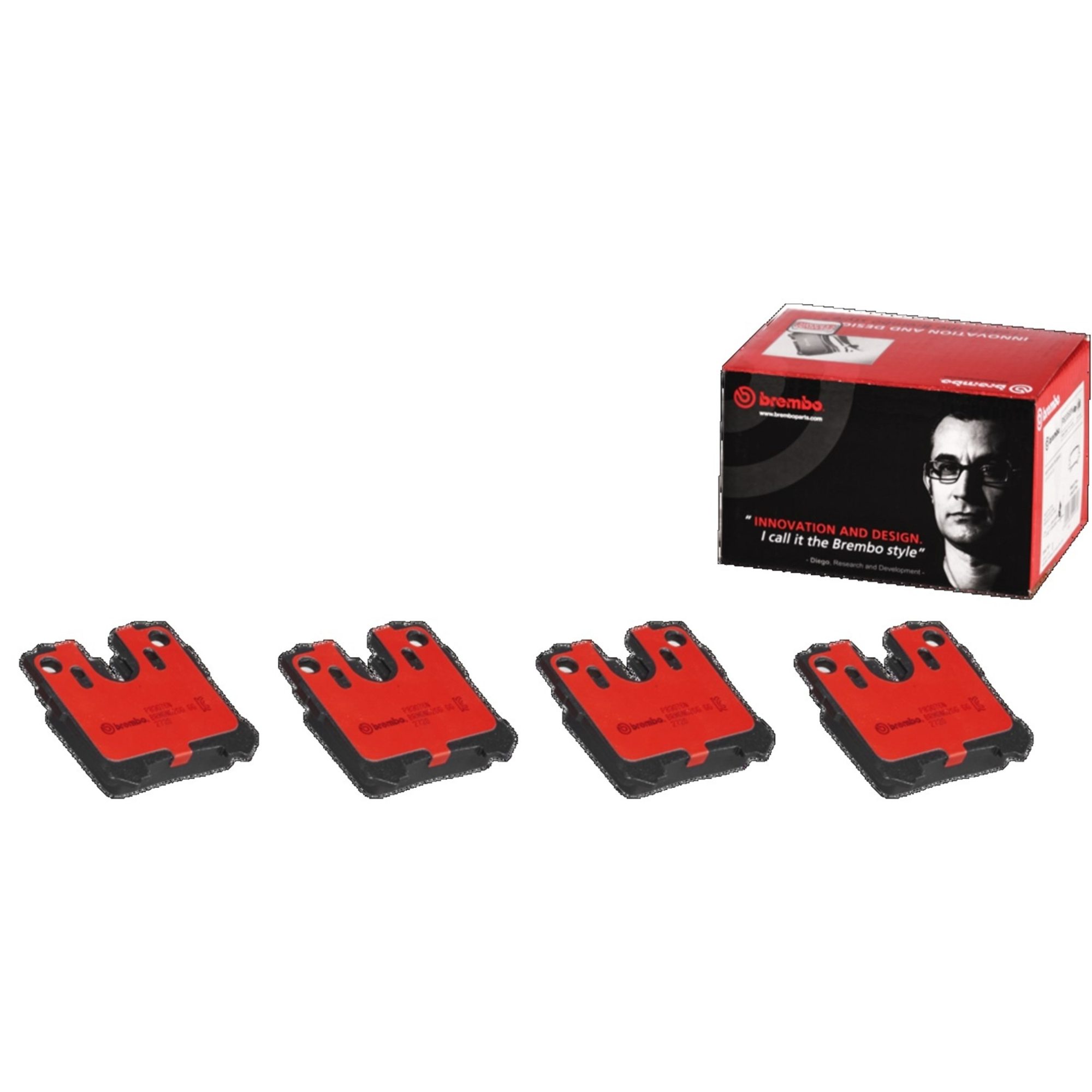 Brembo Rear Ceramic Brake Pads P83076N — image 4