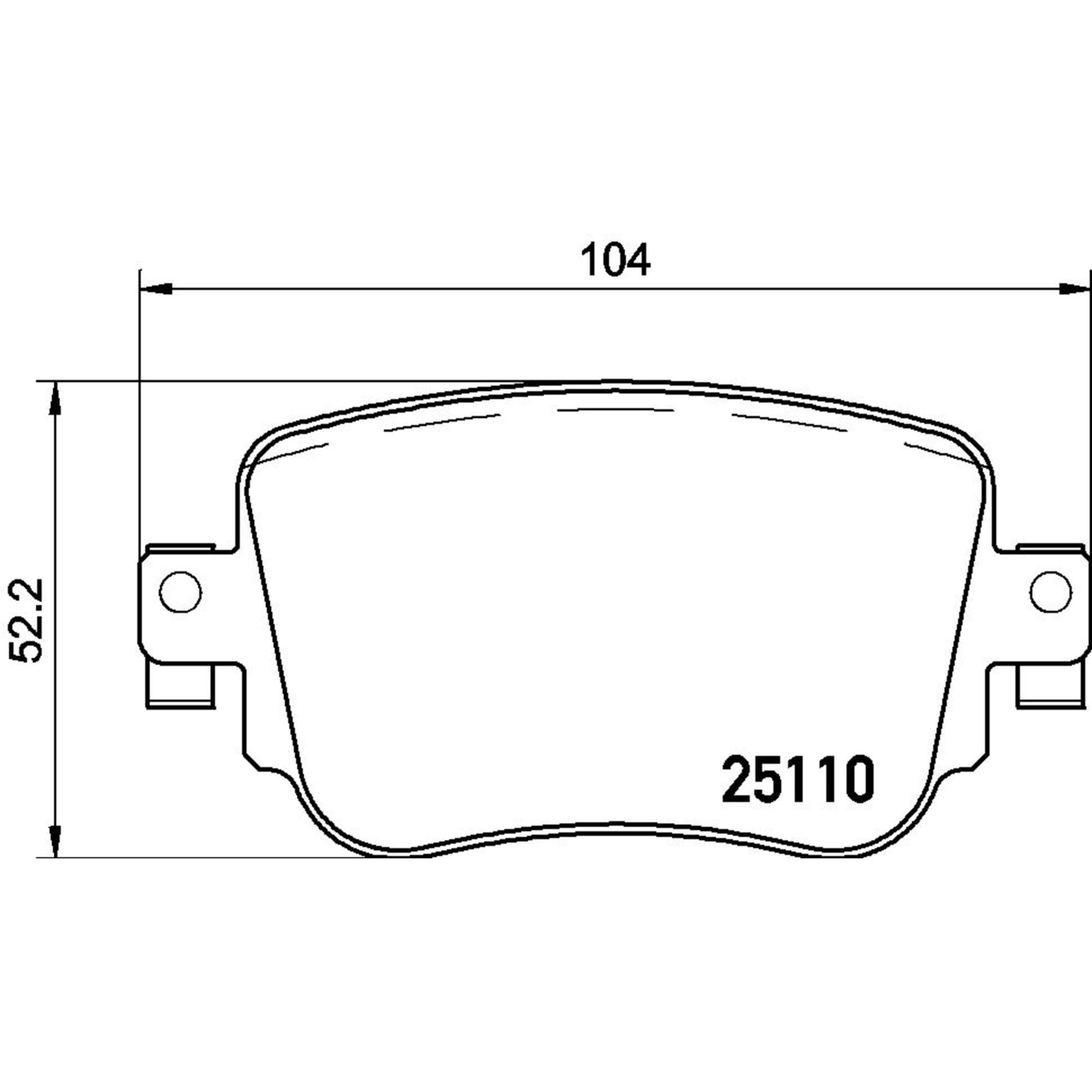 Brembo Rear Brake Pads P85135X — image 2