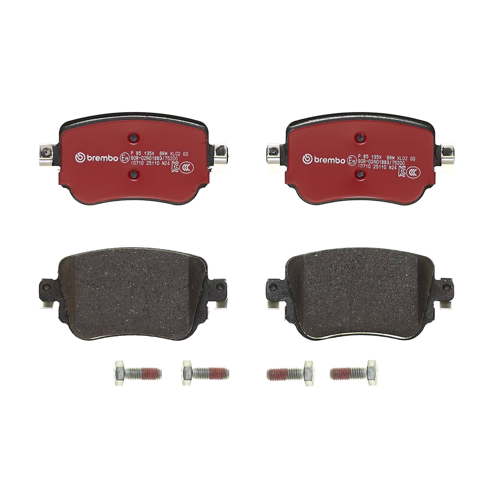 Brembo Rear Brake Pads P85135X — image 4