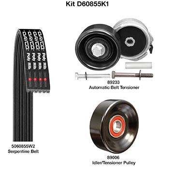 Dayco Serpentine Belt Drive Component Kit - D60855K1