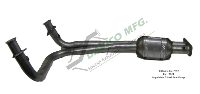 Davico Mfg CARB-Compliant Direct-Fit Catalytic Converter 104163 — image 2