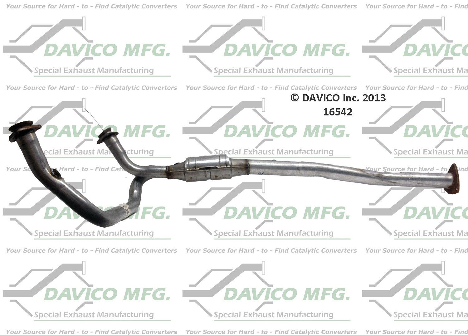 Davico Mfg CARB-Compliant Direct-Fit Catalytic Converter 105597 — image 2