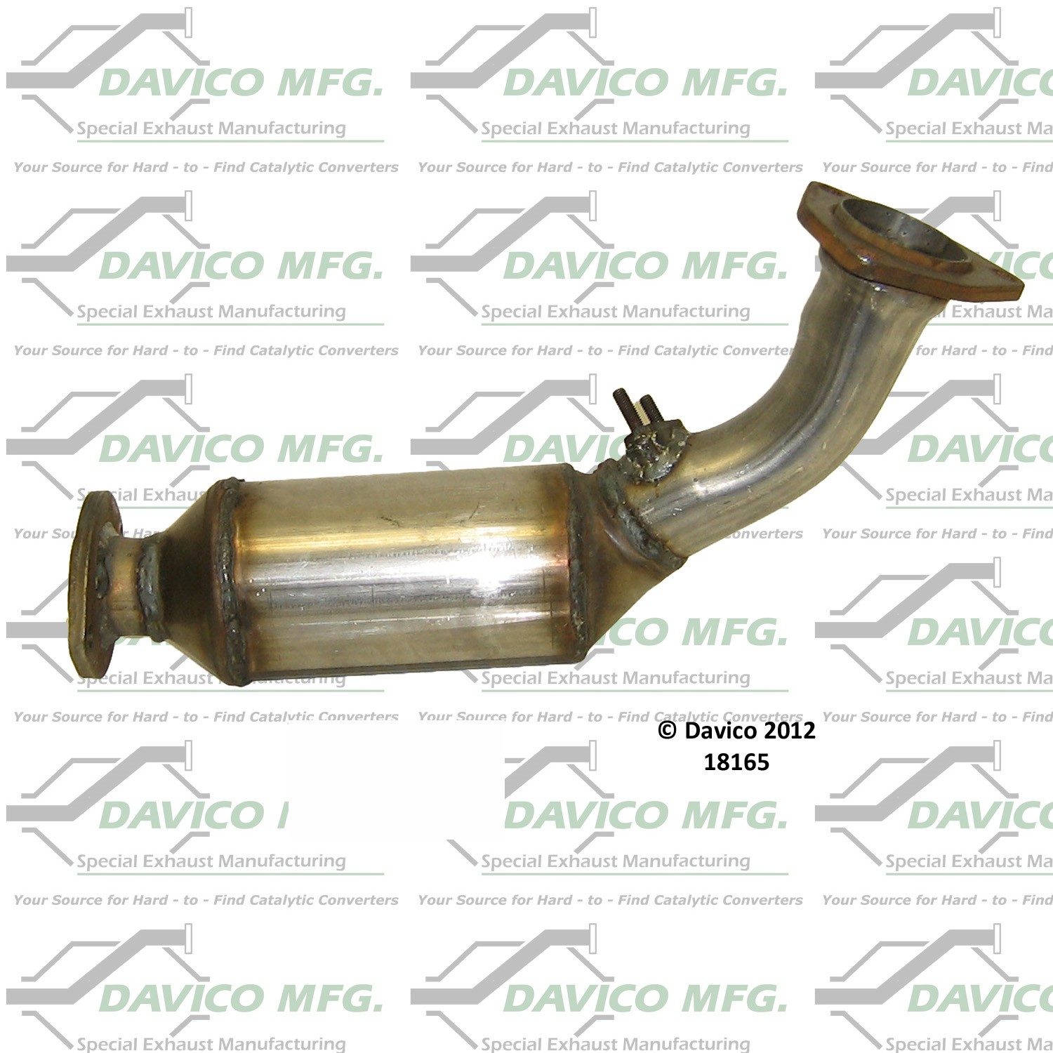 Davico Mfg CARB-Compliant Direct-Fit Catalytic Converter 124308 — image 3
