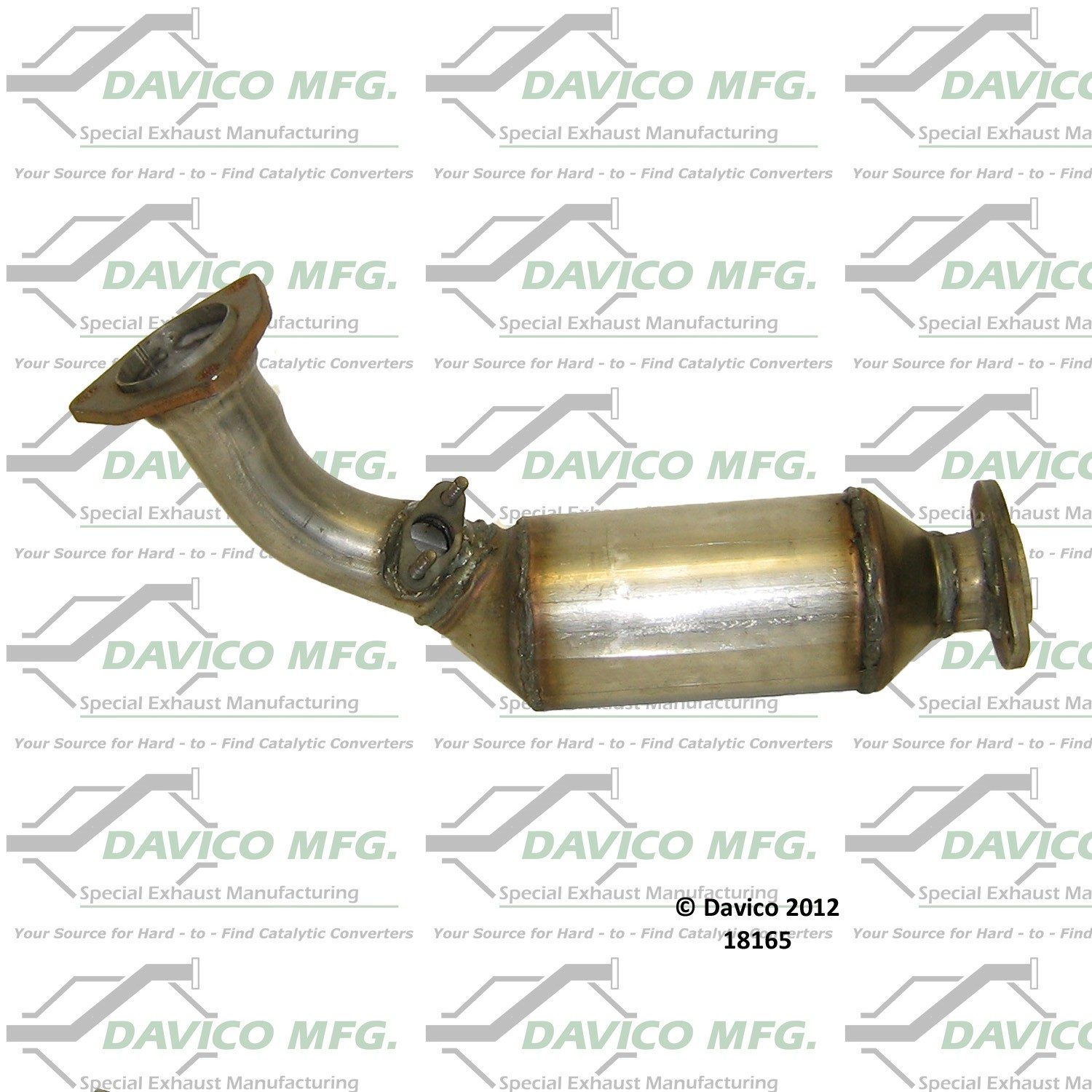 Davico Mfg CARB-Compliant Direct-Fit Catalytic Converter 124308 — image 2