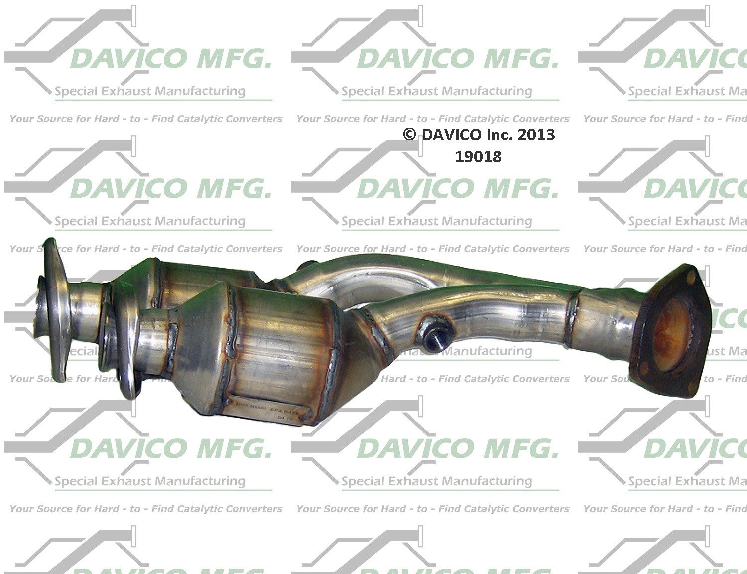 Davico Mfg CARB-Compliant Direct-Fit Catalytic Converter 125160 — image 2