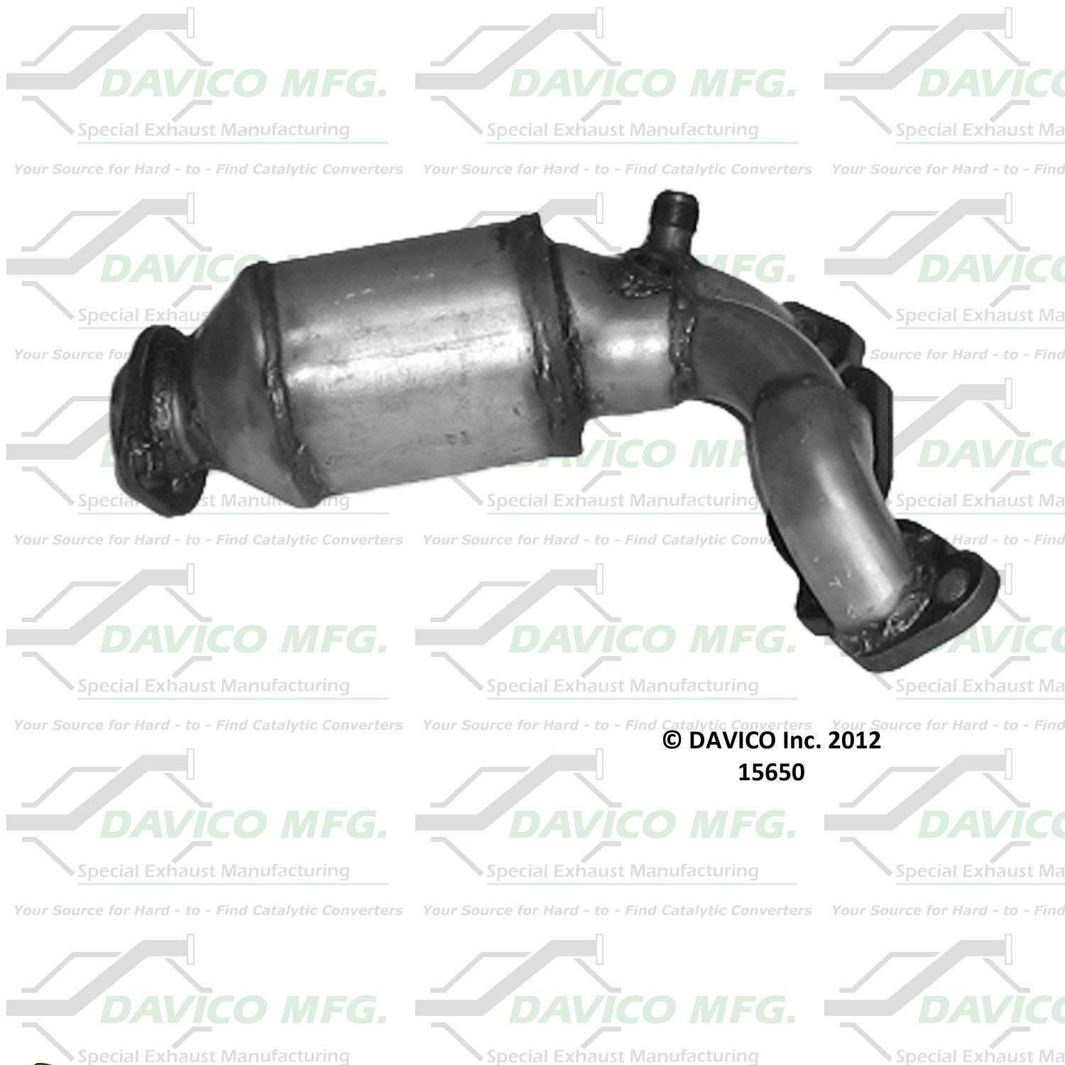 Davico Mfg EPA Direct-Fit Catalytic Converter 15650 — image 2