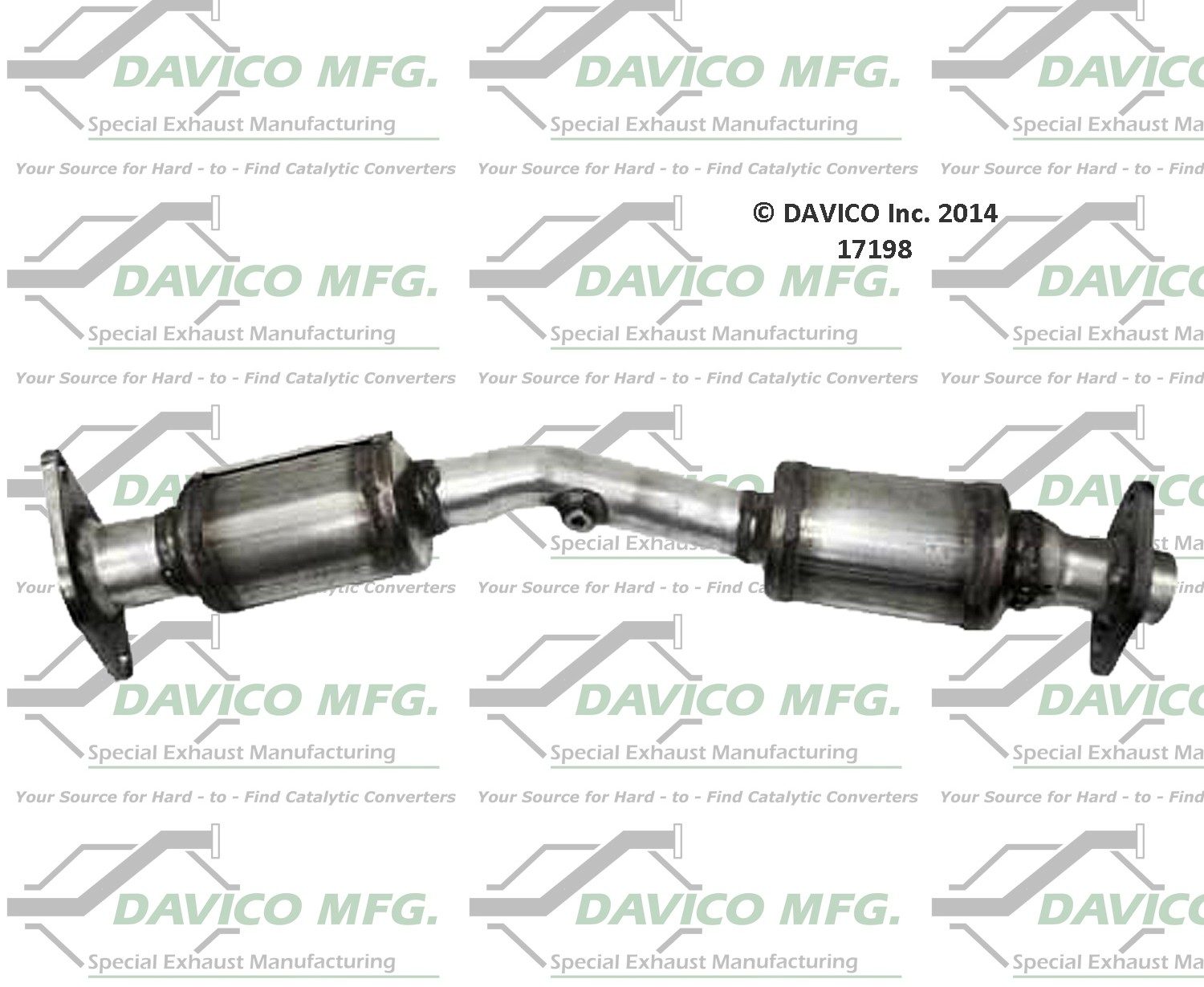 Davico Mfg EPA Direct-Fit Catalytic Converter 17198 — image 2
