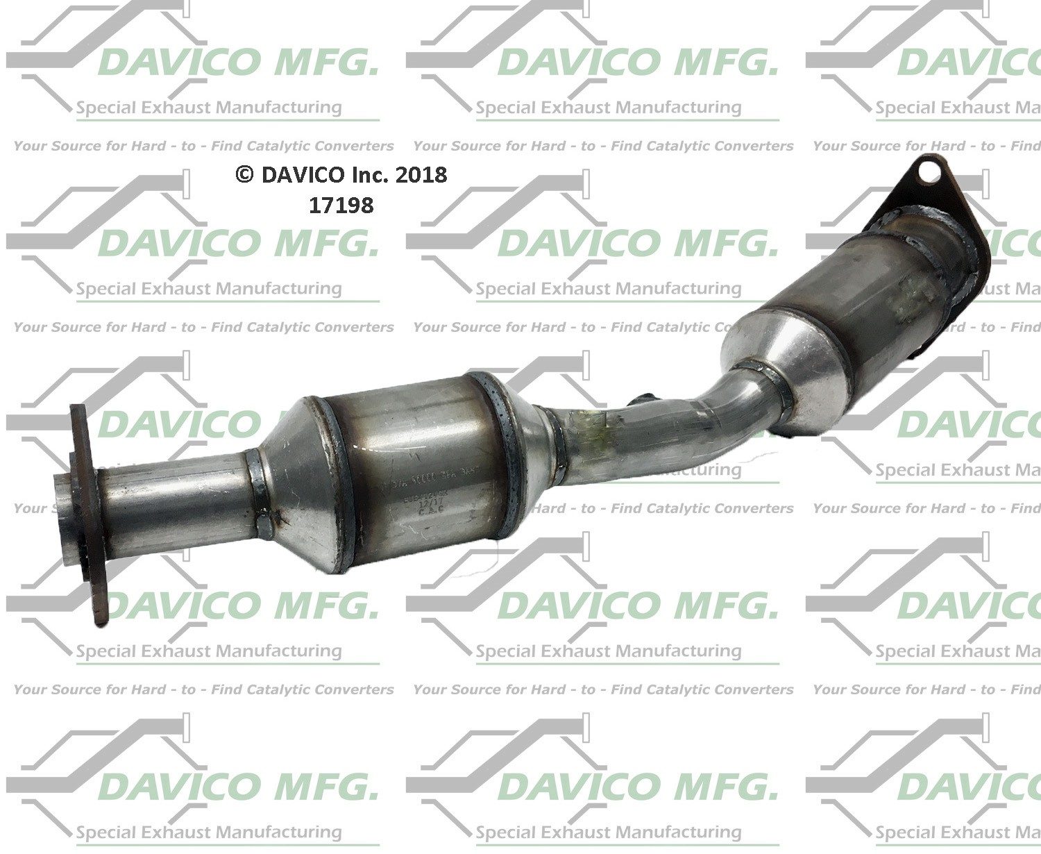 Davico Mfg EPA Direct-Fit Catalytic Converter 17198 — image 3