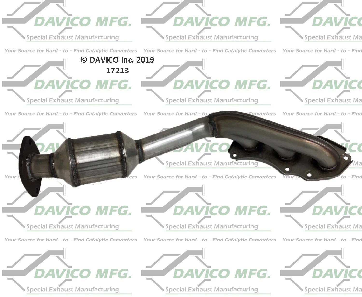Davico Mfg EPA Direct-Fit Catalytic Converter 17213 — image 3