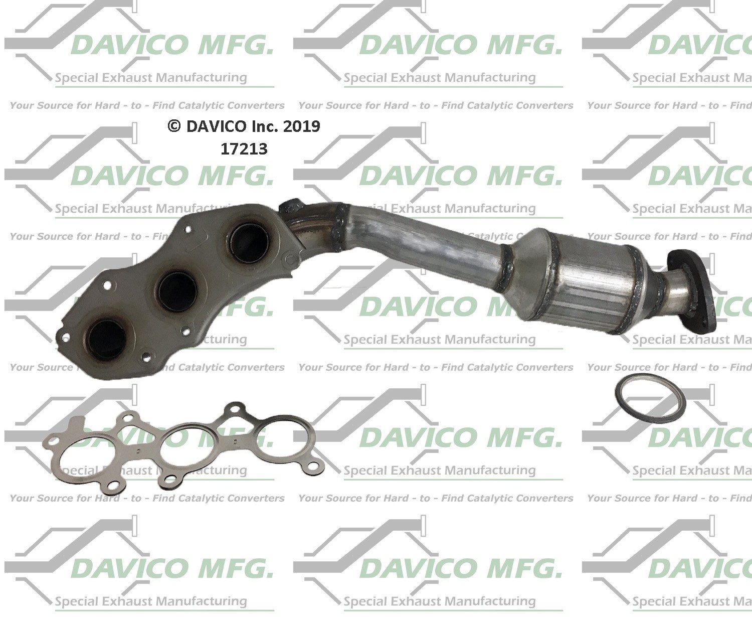 Davico Mfg EPA Direct-Fit Catalytic Converter 17213 — image 2