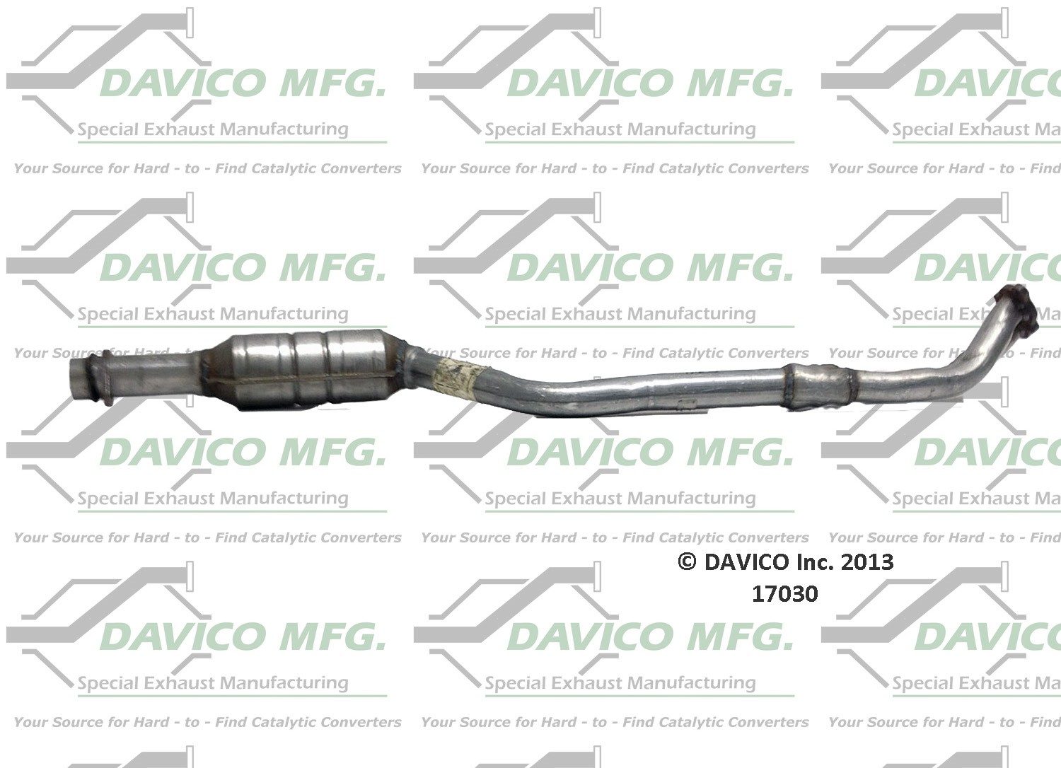 Davico Mfg CARB-Compliant Direct-Fit Catalytic Converter 173755 — image 2