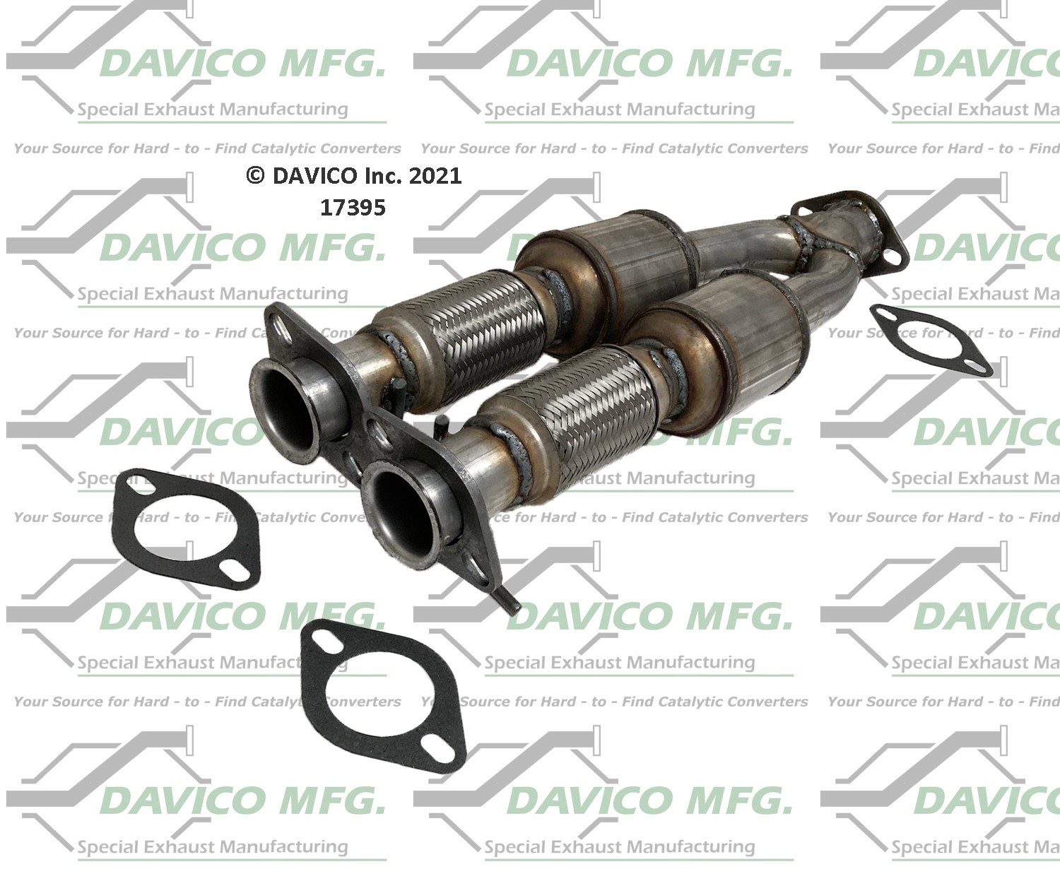 Davico Mfg EPA Direct-Fit Catalytic Converter 17395 — image 2