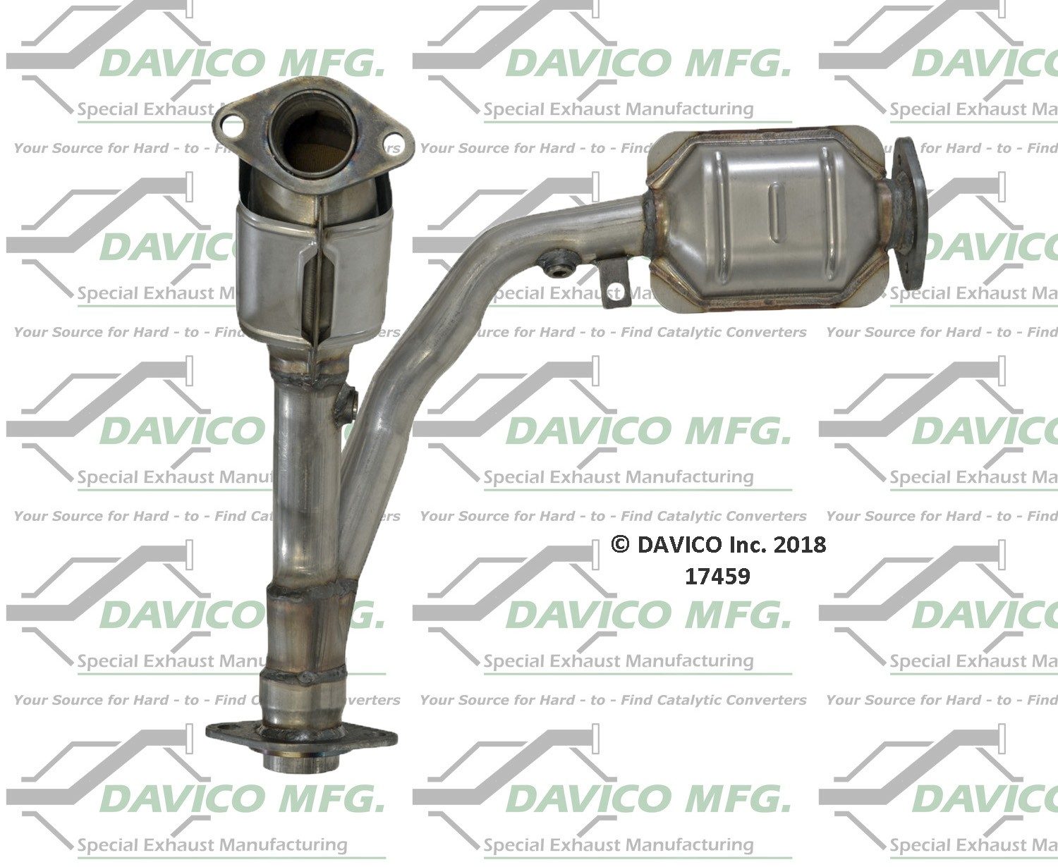 Davico Mfg EPA Direct-Fit Catalytic Converter 17459 — image 2