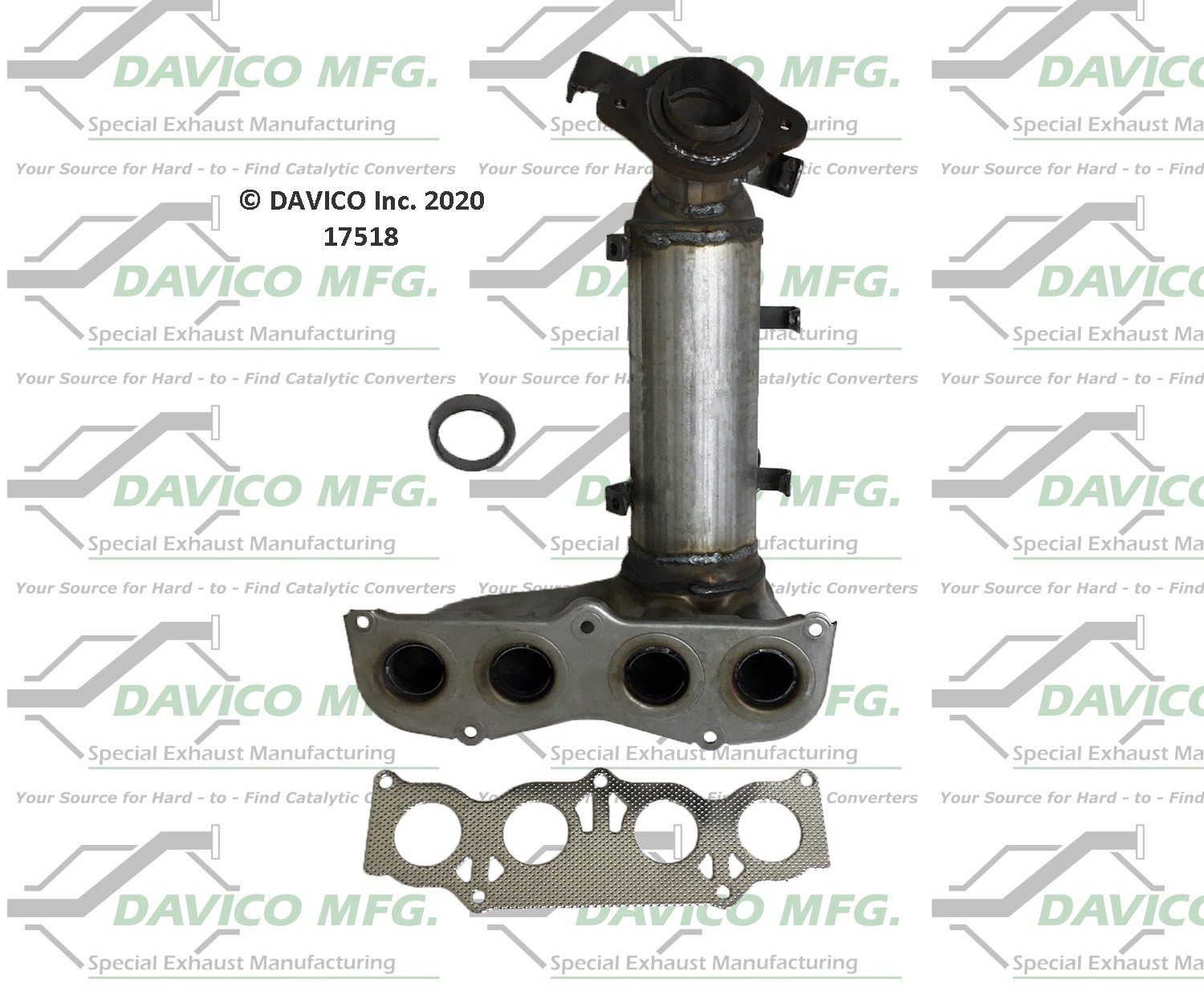 Davico Mfg EPA Direct-Fit Catalytic Converter 17518 — image 2